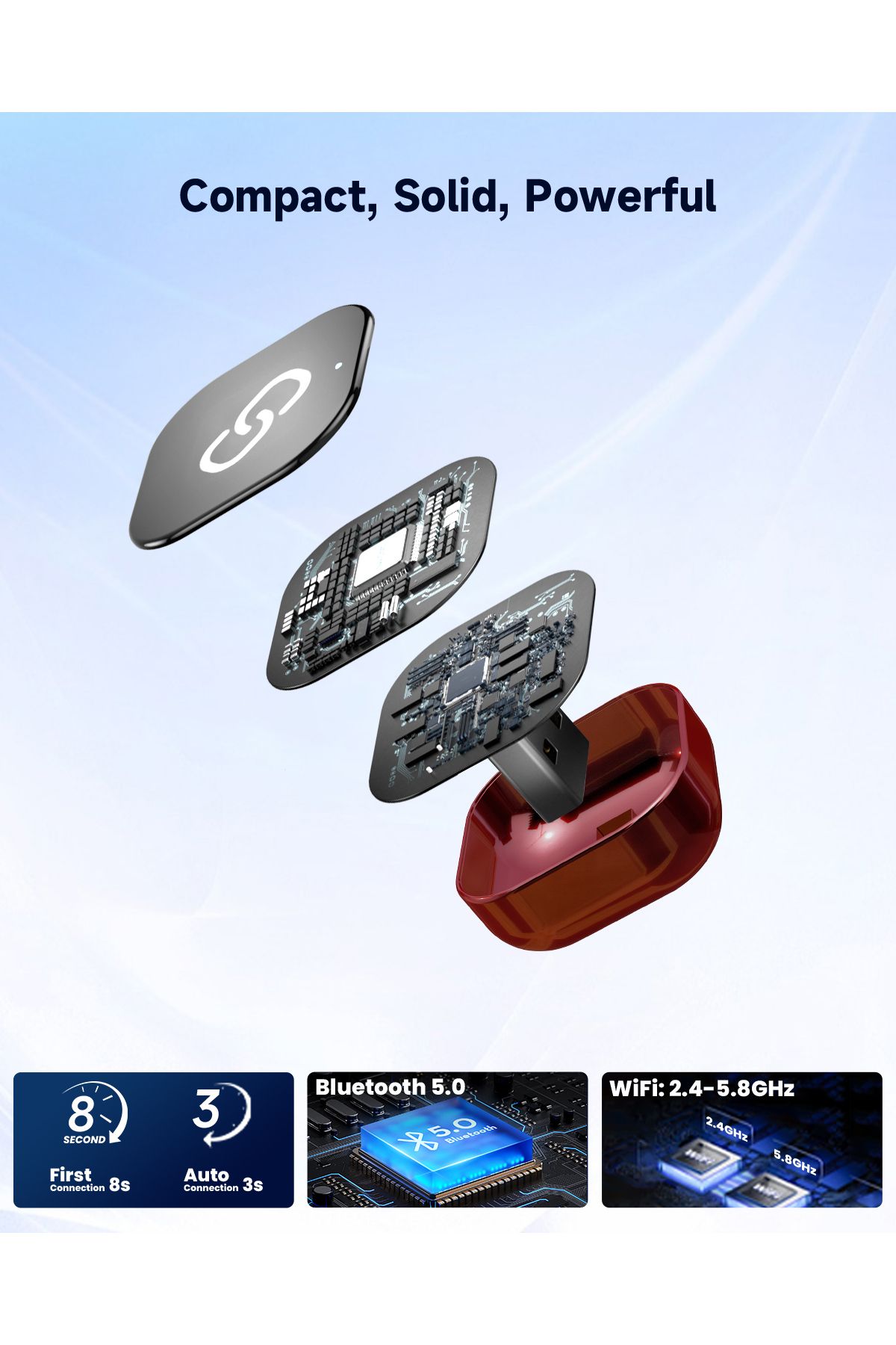 Choice-2 In 1 Wireless Carplay Adapter Plug & Plug Auto Connect No Delay Converts Wired To Wireless Comp... 4