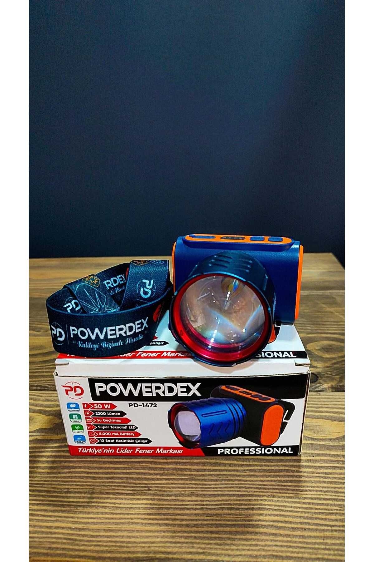 powerdex PD-1472 50 Watt 2200 Lümen Profesyonel Kafa Lambası