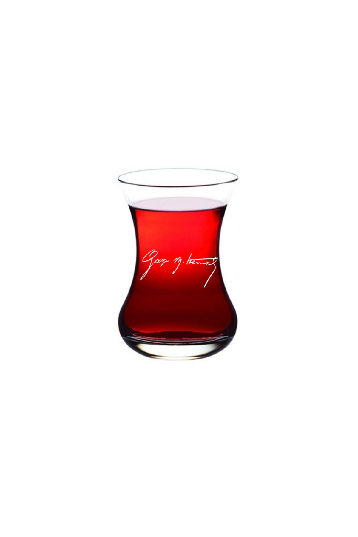 Paşabahçe 42381 M.Kemal Atatürk İmzalı Çay Bardağı 6 Lı
