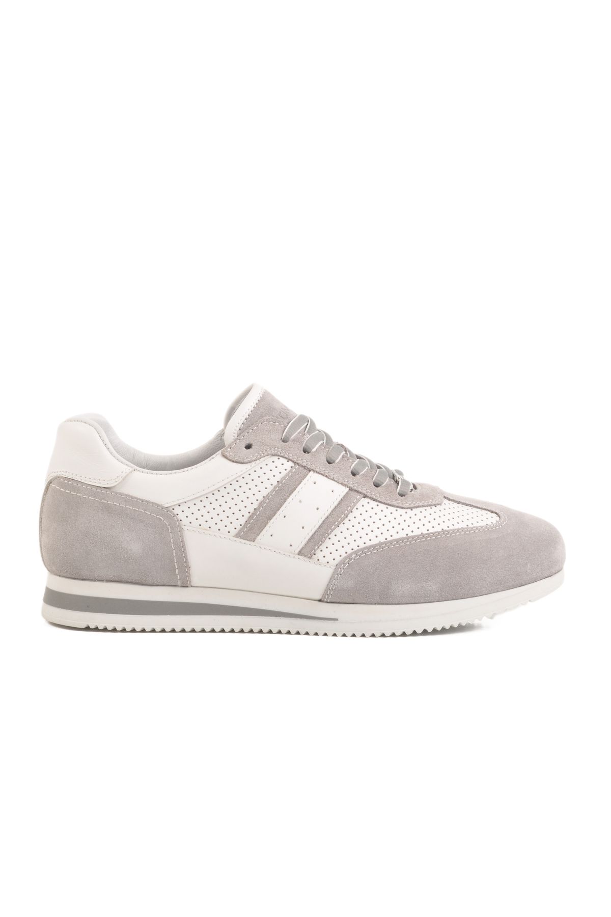 AYAKMOD Gri Hakiki Deri Erkek Sneaker 4Y1546-7811 M