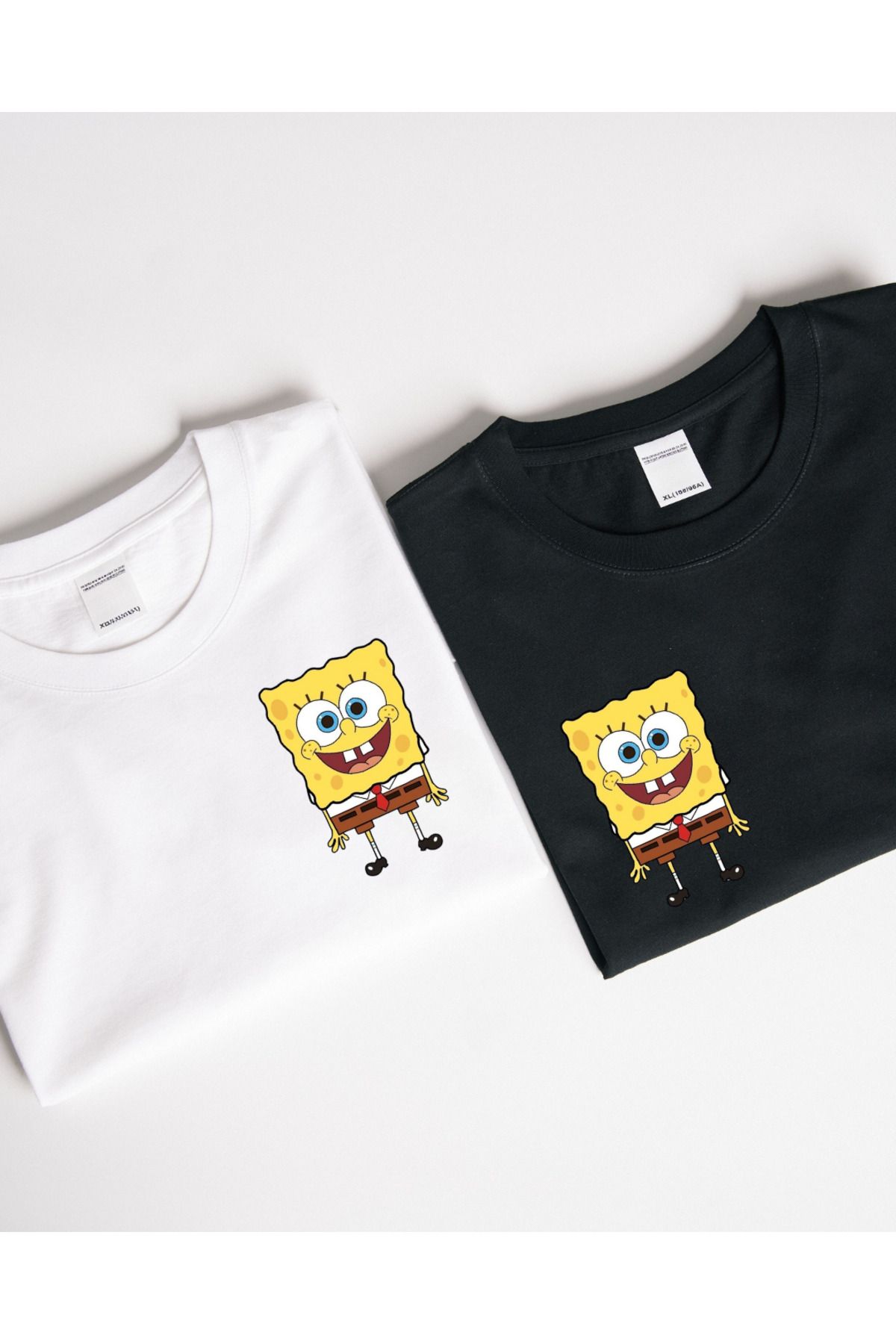 Ebiidesign Sünger Bob Tasarımlı Baskılı T-Shirt
