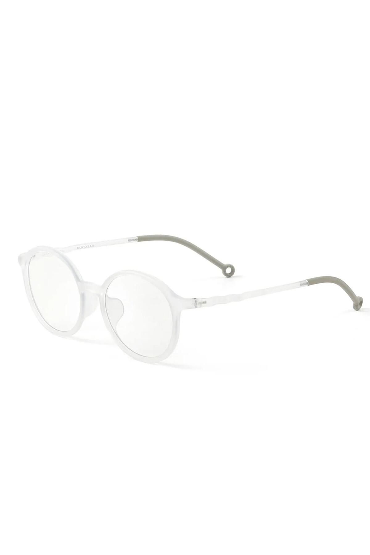 OLIVIO CO OLIVIO&CO Oval Ekran Gözlüğü Jellyfish White Yetişkin