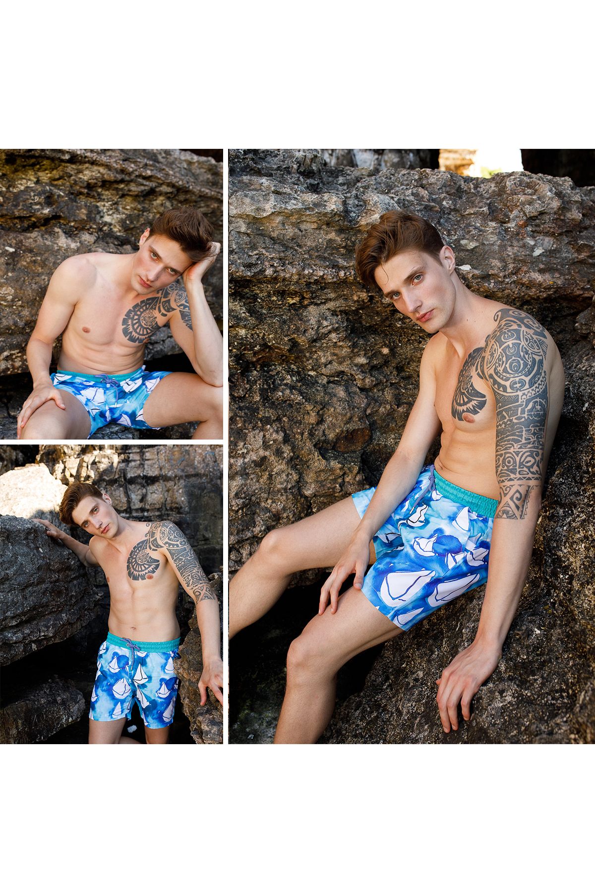 ANEMOSS-Sailing Men's Sea Shorts 6