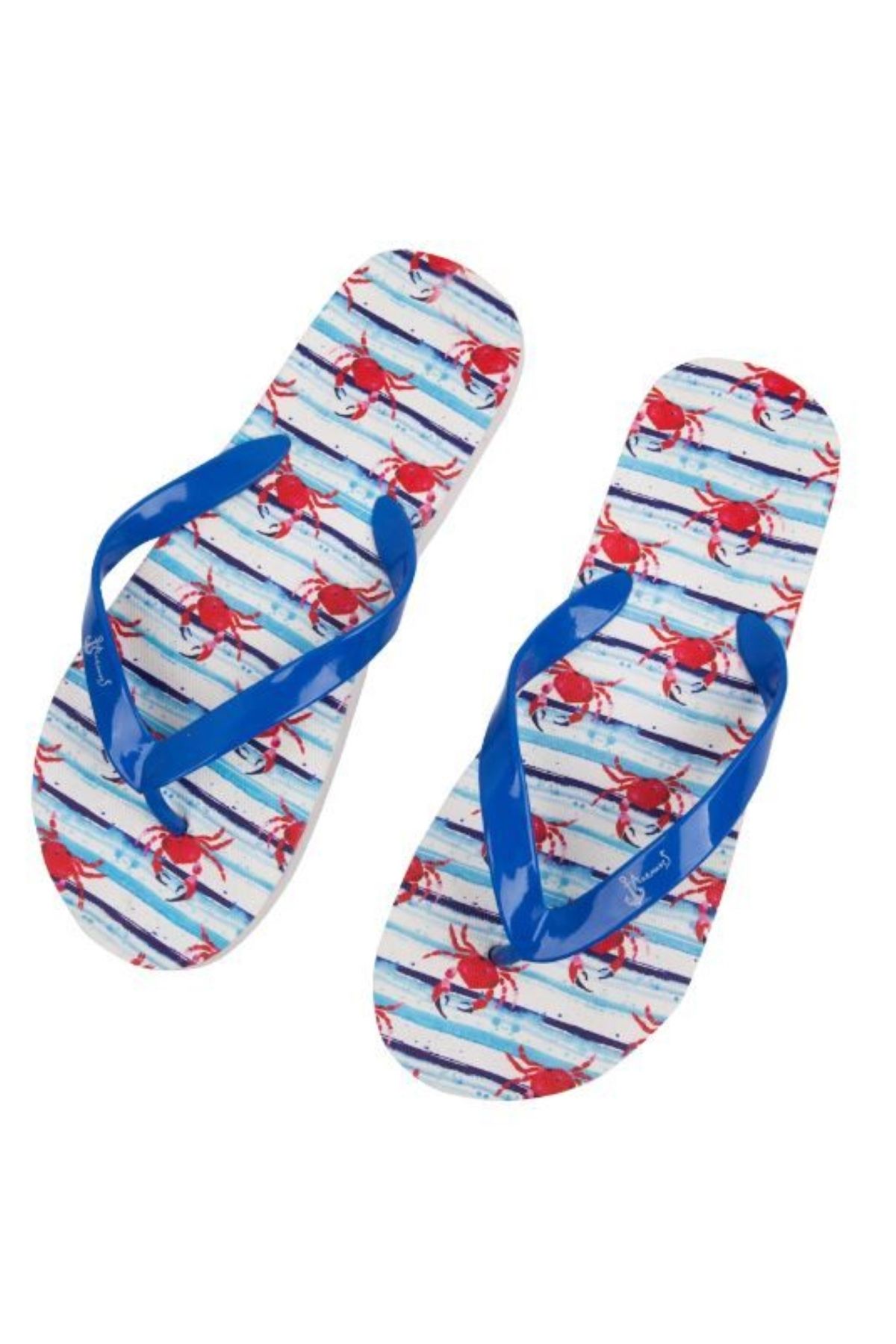 ANEMOSS-Red Crab Flip Flops Size:36-37 3