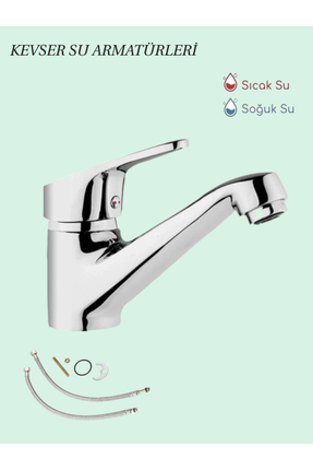 KS ARMATÜR KEVSER SU ARMATÜRLERİ Krom Lavabo Bataryası