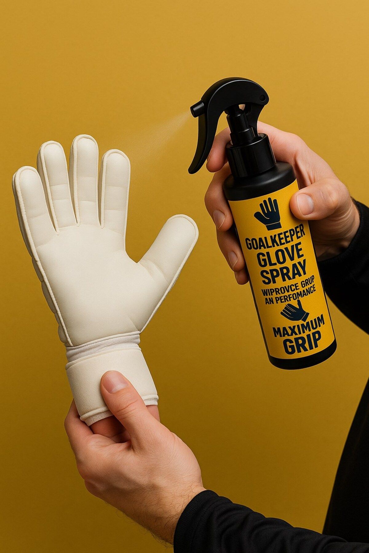 mugees Gold Kaleci Eldiven Spreyi – Profesyonel Tutuş Arttırıcı %100 Performans 200 ml