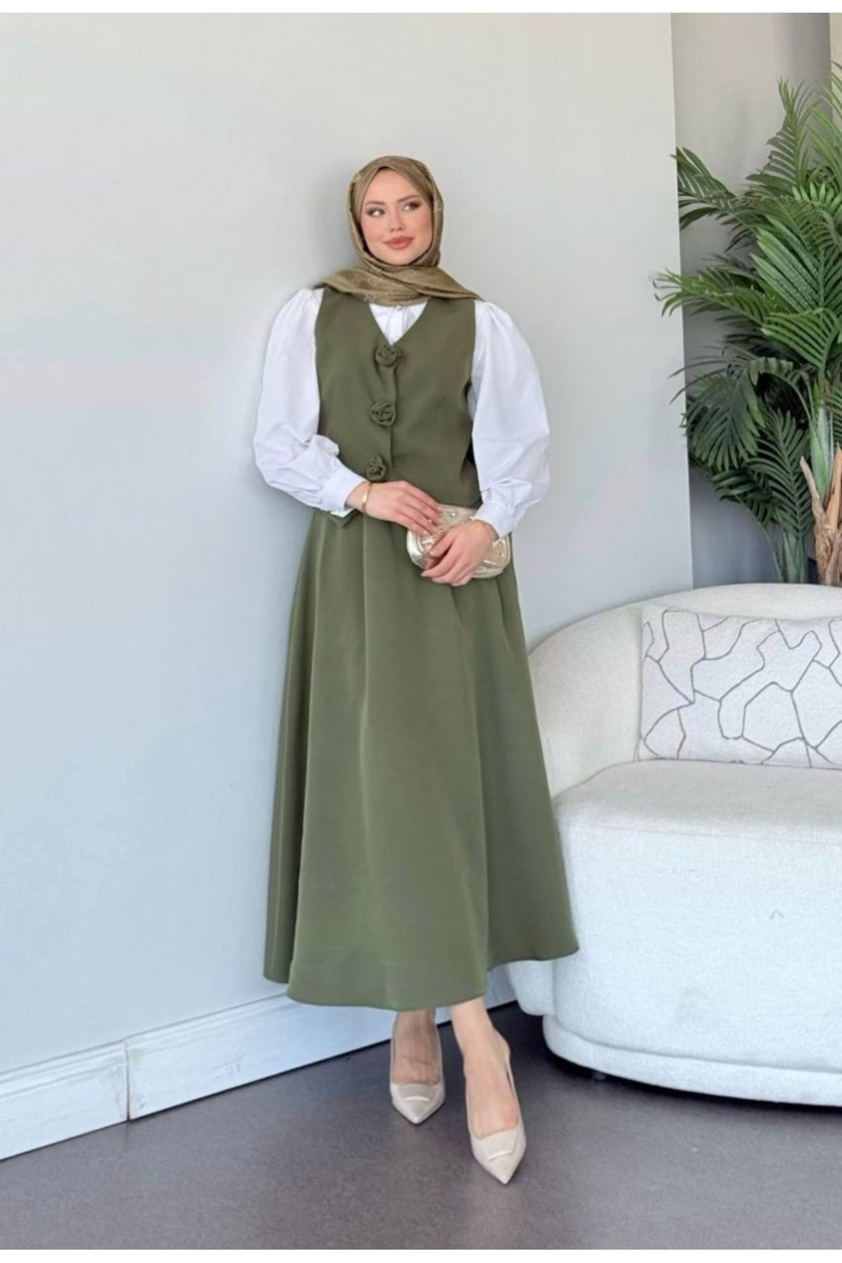 Kağanbutik Venedik Etekli Takım