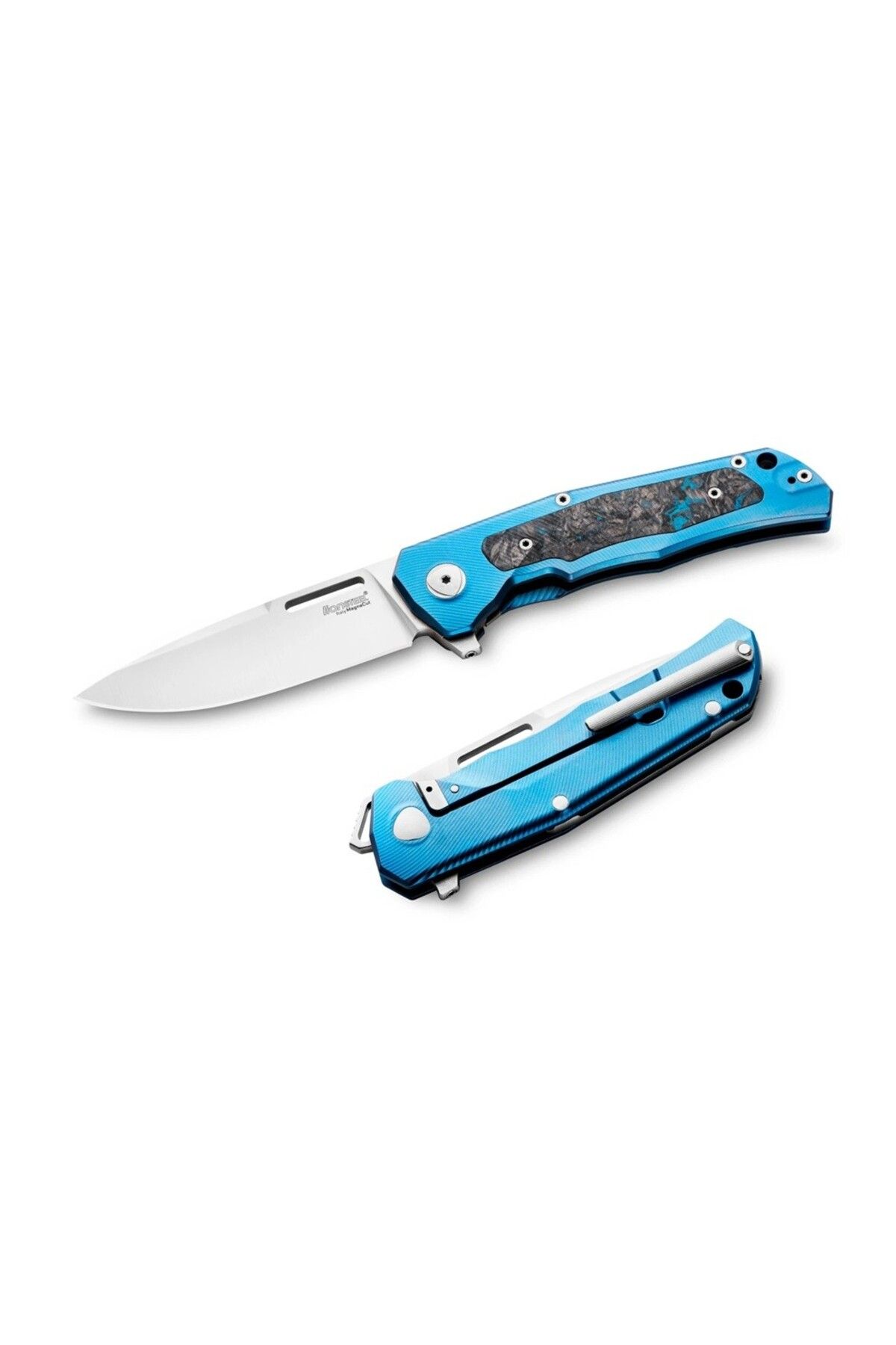 Lionsteel Q4ttro - Blue Titanium Çakı