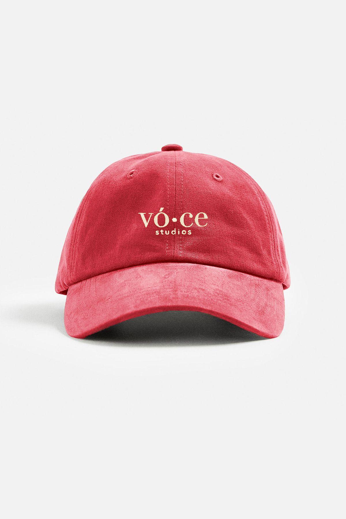 voce studios Kırmızı Soluk Efektli Şapka