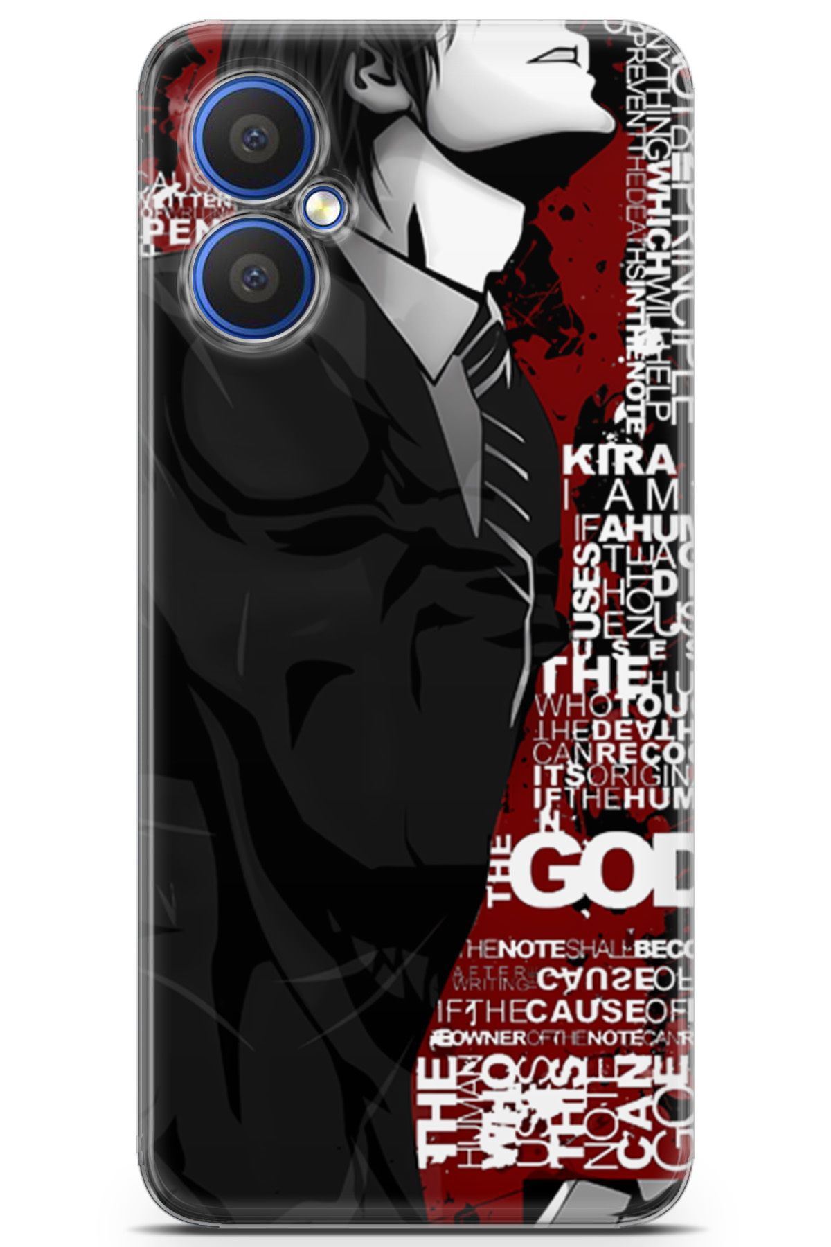 Kordilya Omix X3 uyumlu Manga 10 Şeffaf Black Death Note