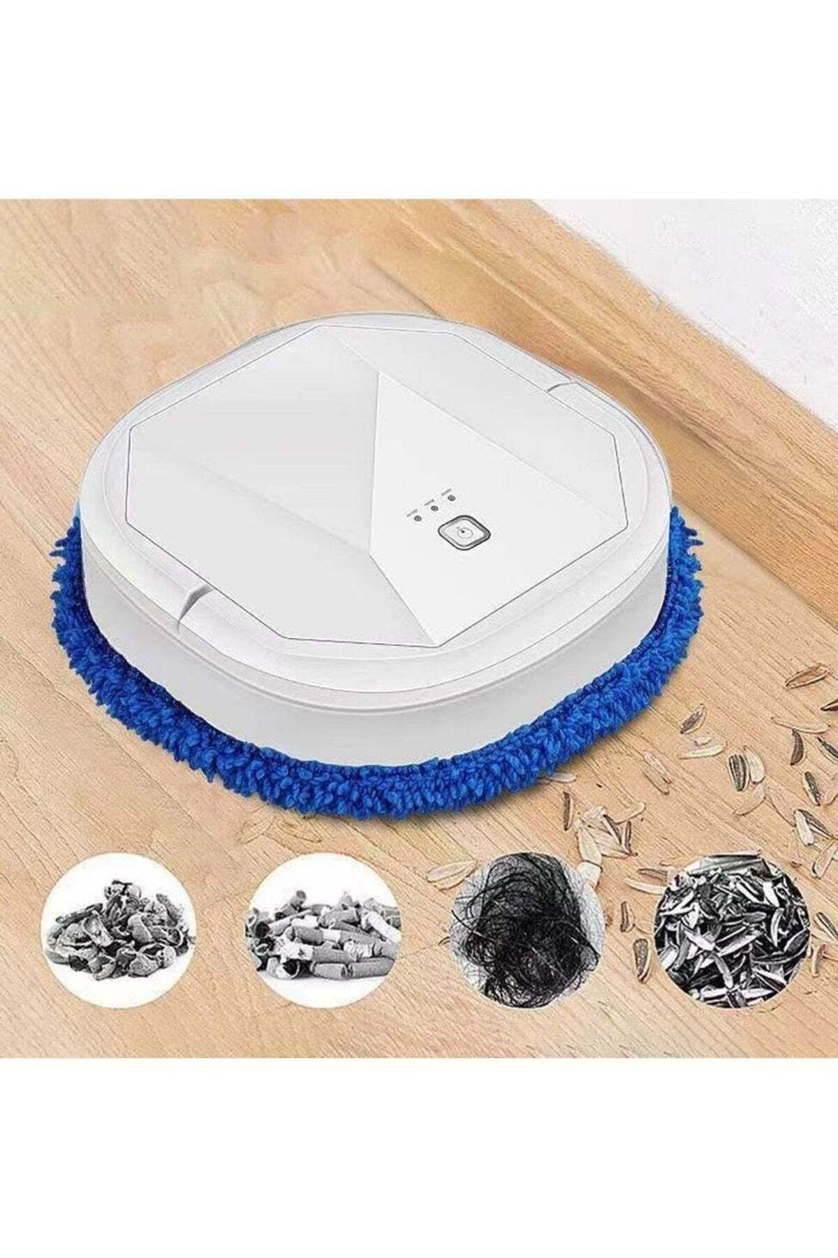 Denx-2 in 1 Robot Vacuum Cleaner For Dry And Wet Cleaning With 360 Degree Rotation, Easy To Carry And 5