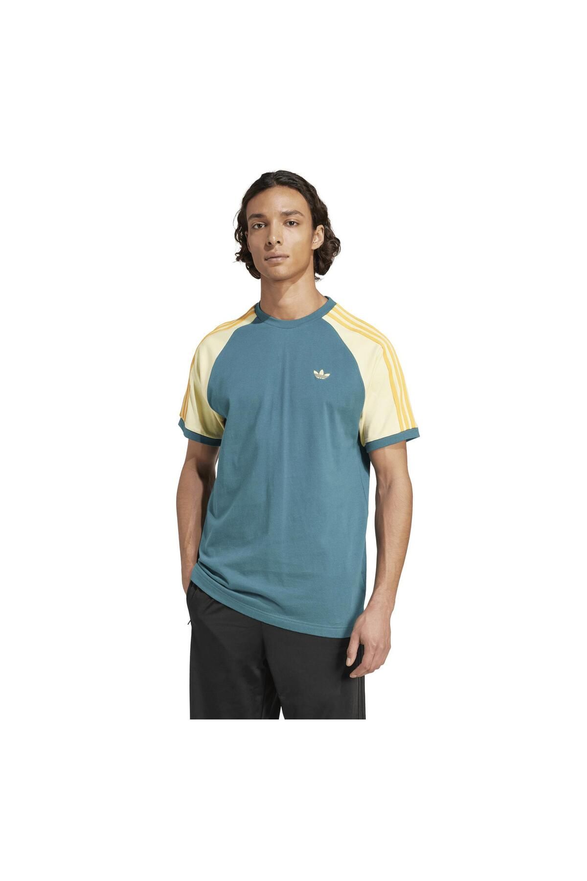 adidas KC4961-E adidas Calı Tee Erkek T-Shirt Mavi