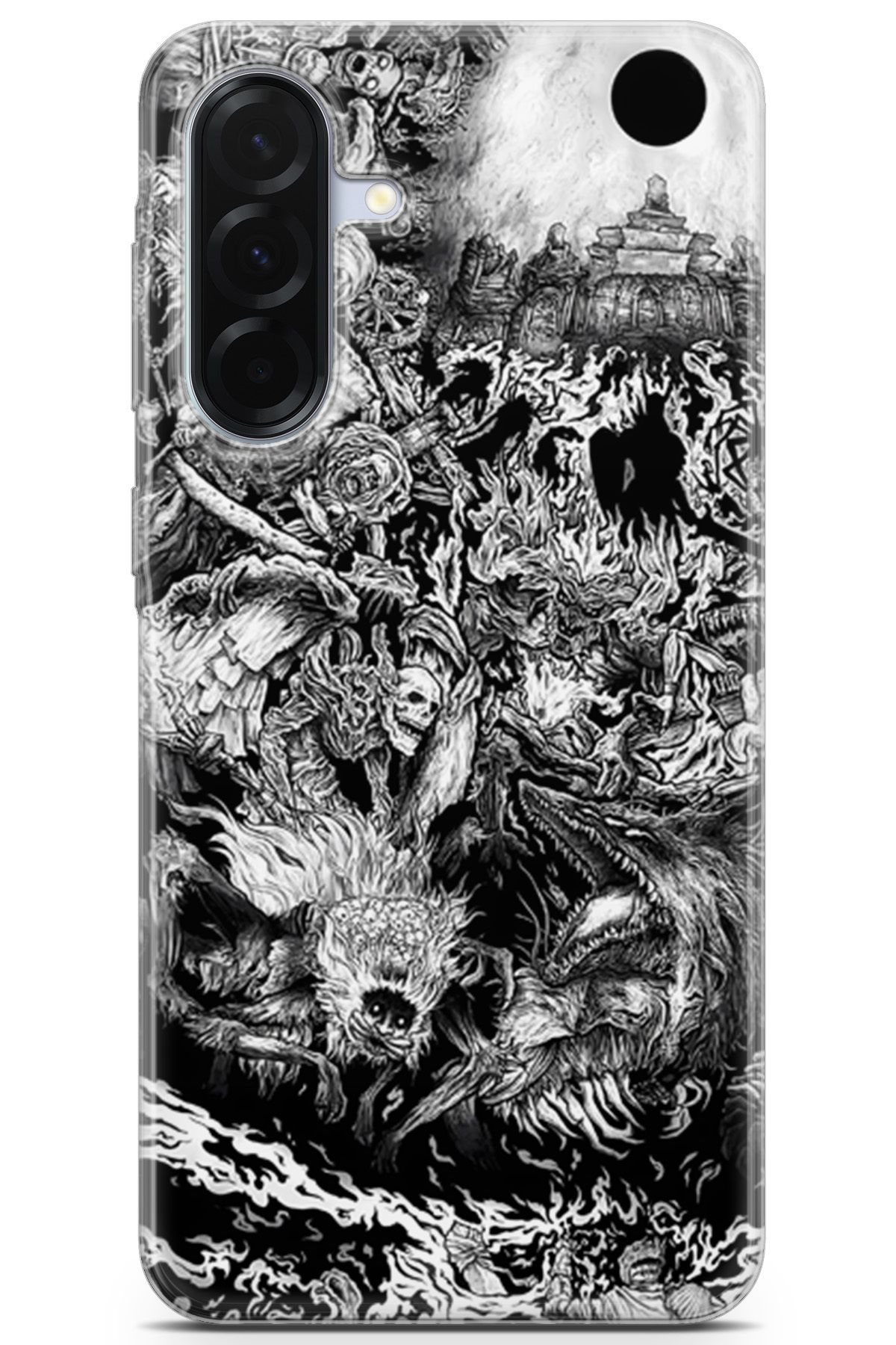 Uvilda Samsung Galaxy A36 uyumlu Anime 7 UV Silikon Berserk Dark Souls