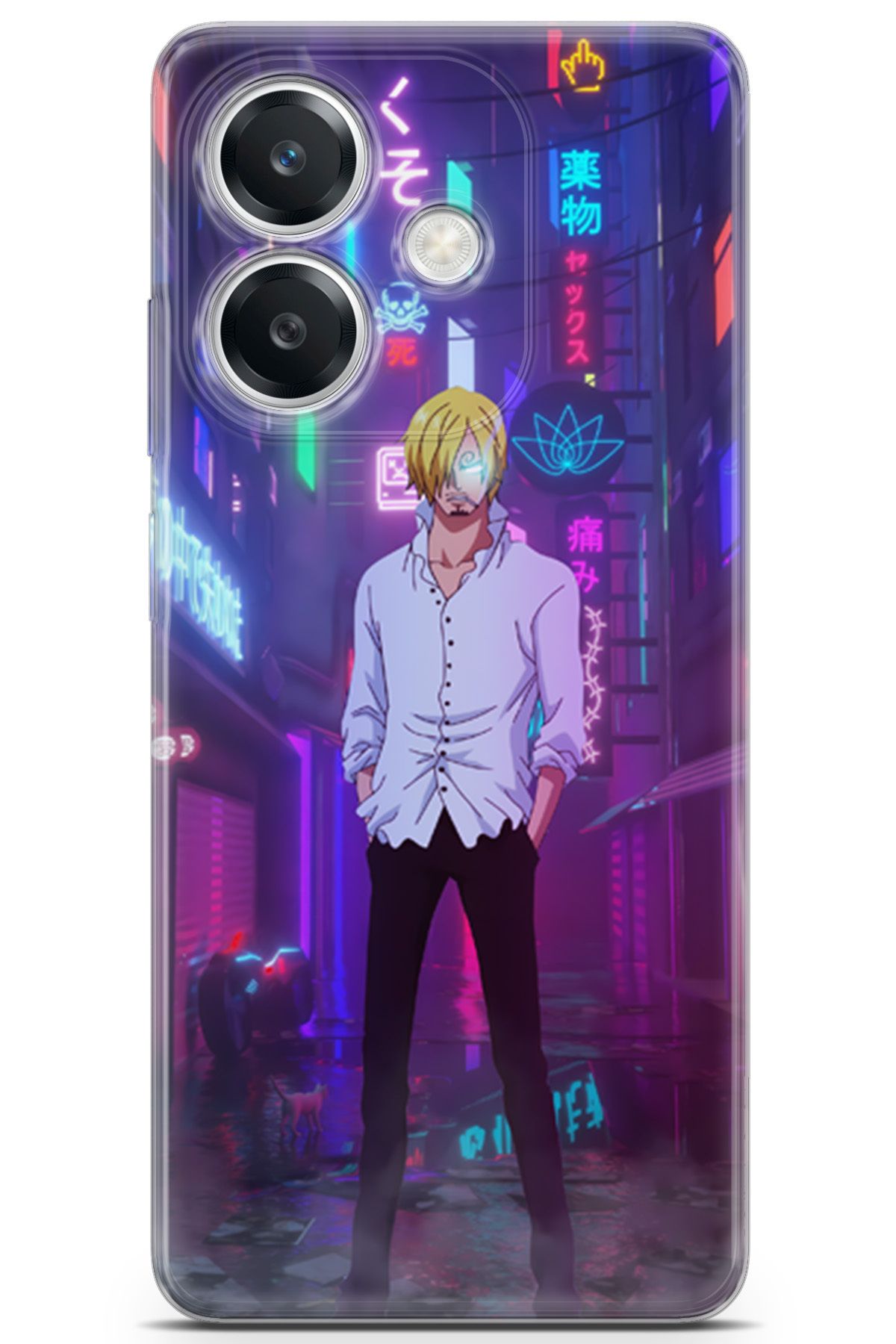 Kordilya Oppo A3 uyumlu Manga 33 Renkli Tasarım One Piece Sanji