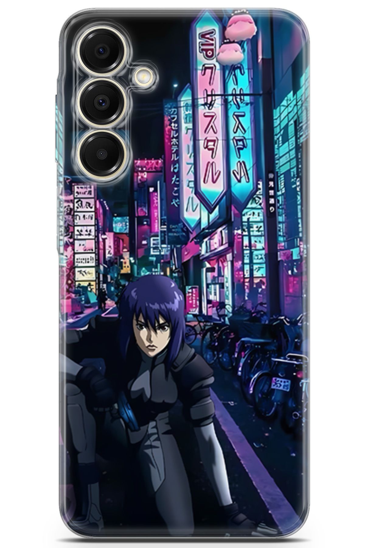 Kordilya Samsung Galaxy A16 uyumlu Manga 17 Darbe Önleyici Cyberpunk Ghost in the shell