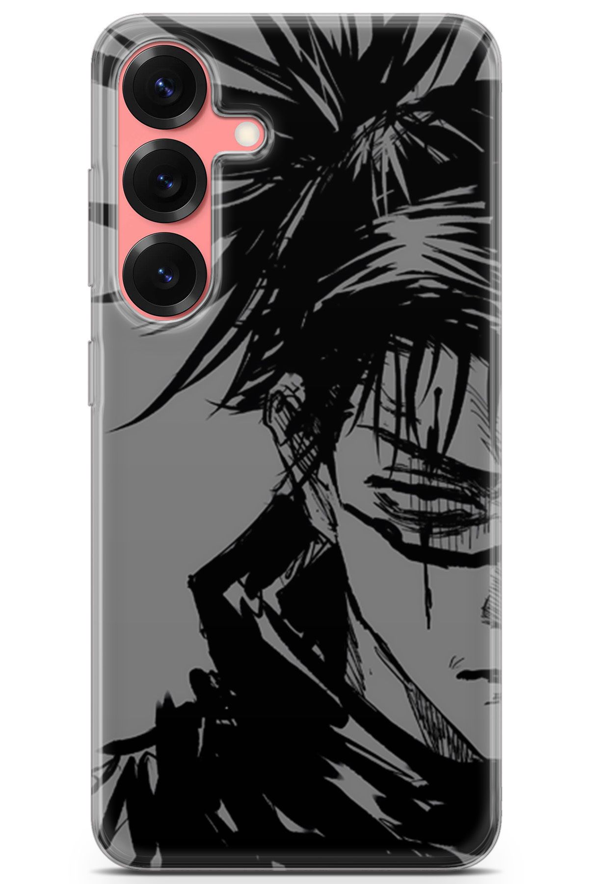 Kordilya Samsung Galaxy S25 uyumlu Manga 4 TPU Silikon Choso Jujutsu Kaisen