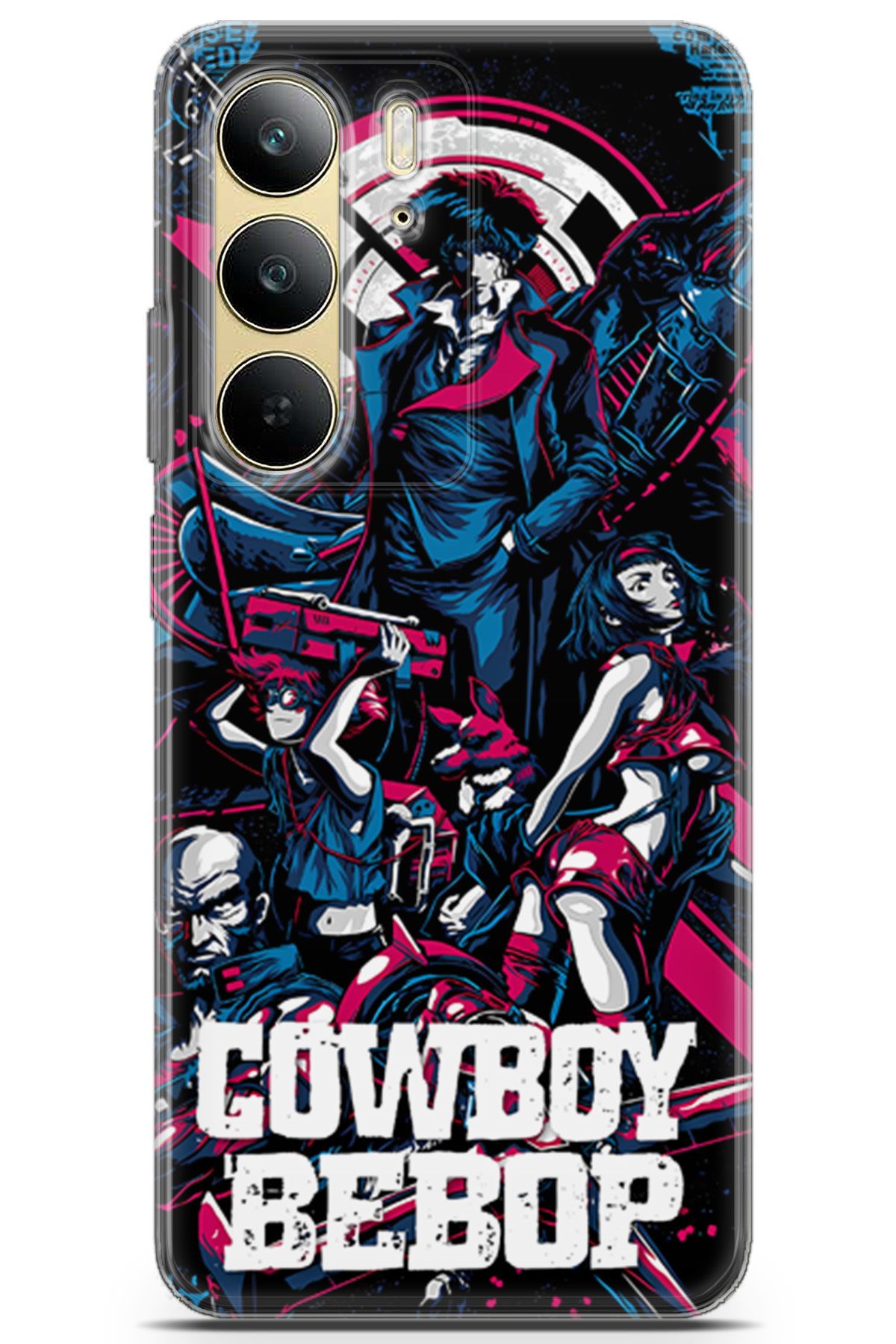 Kordilya Realme C75 uyumlu Manga 18 Renkli Tasarım Cowboy Bebop
