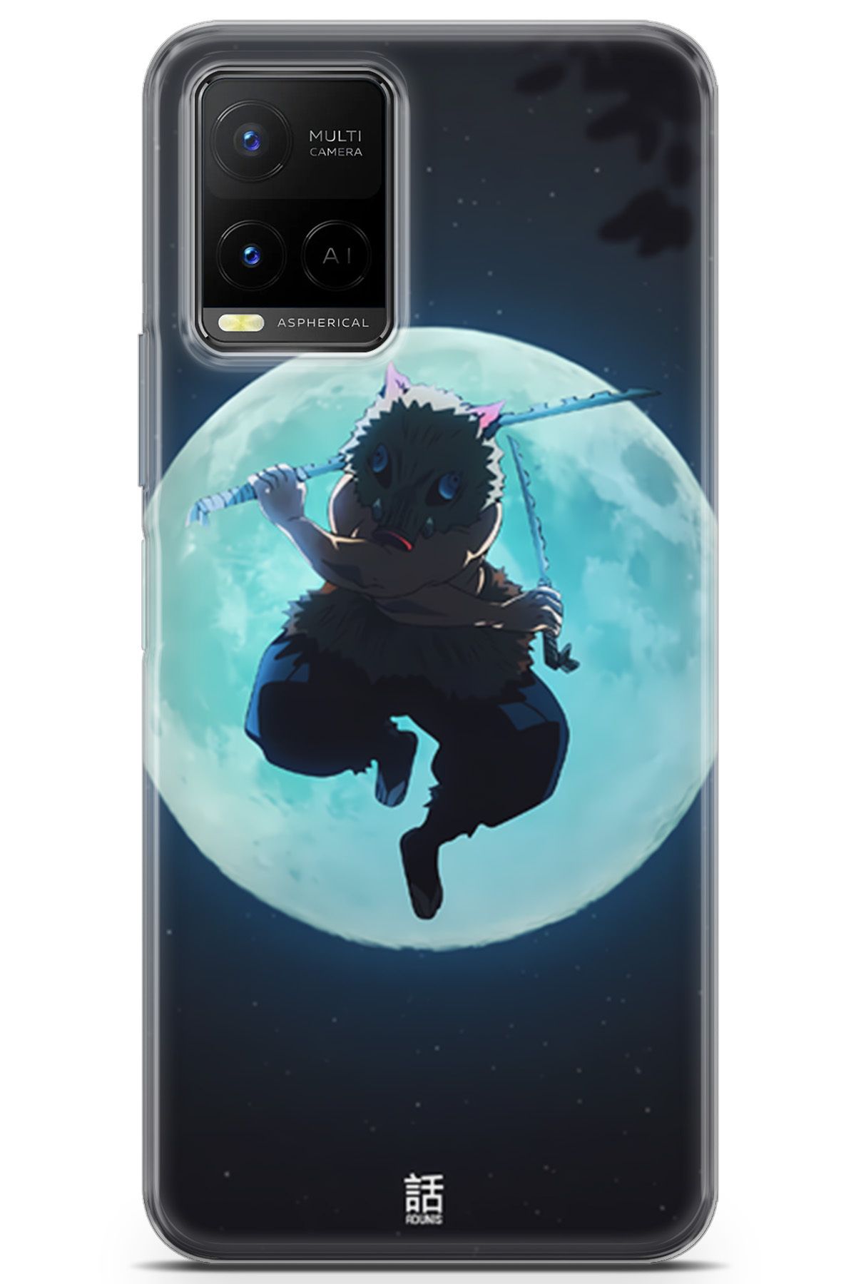 Uvilda Vivo Y32 uyumlu Anime 28 Soft Silikon Demon Slayer inosuke Hashibira