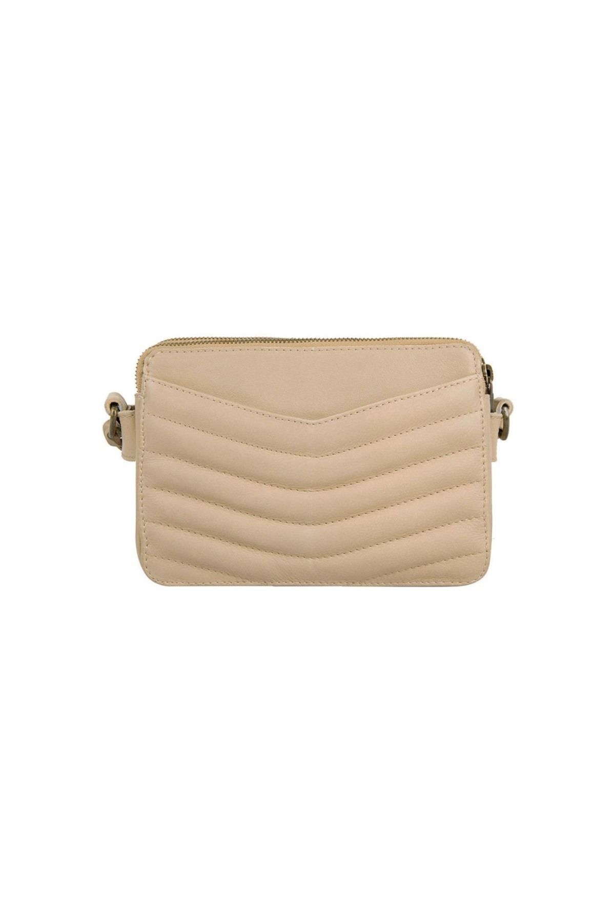 Cowboysbag-Britt Double Taupe Leder Umhängetasche 3457-009004 4