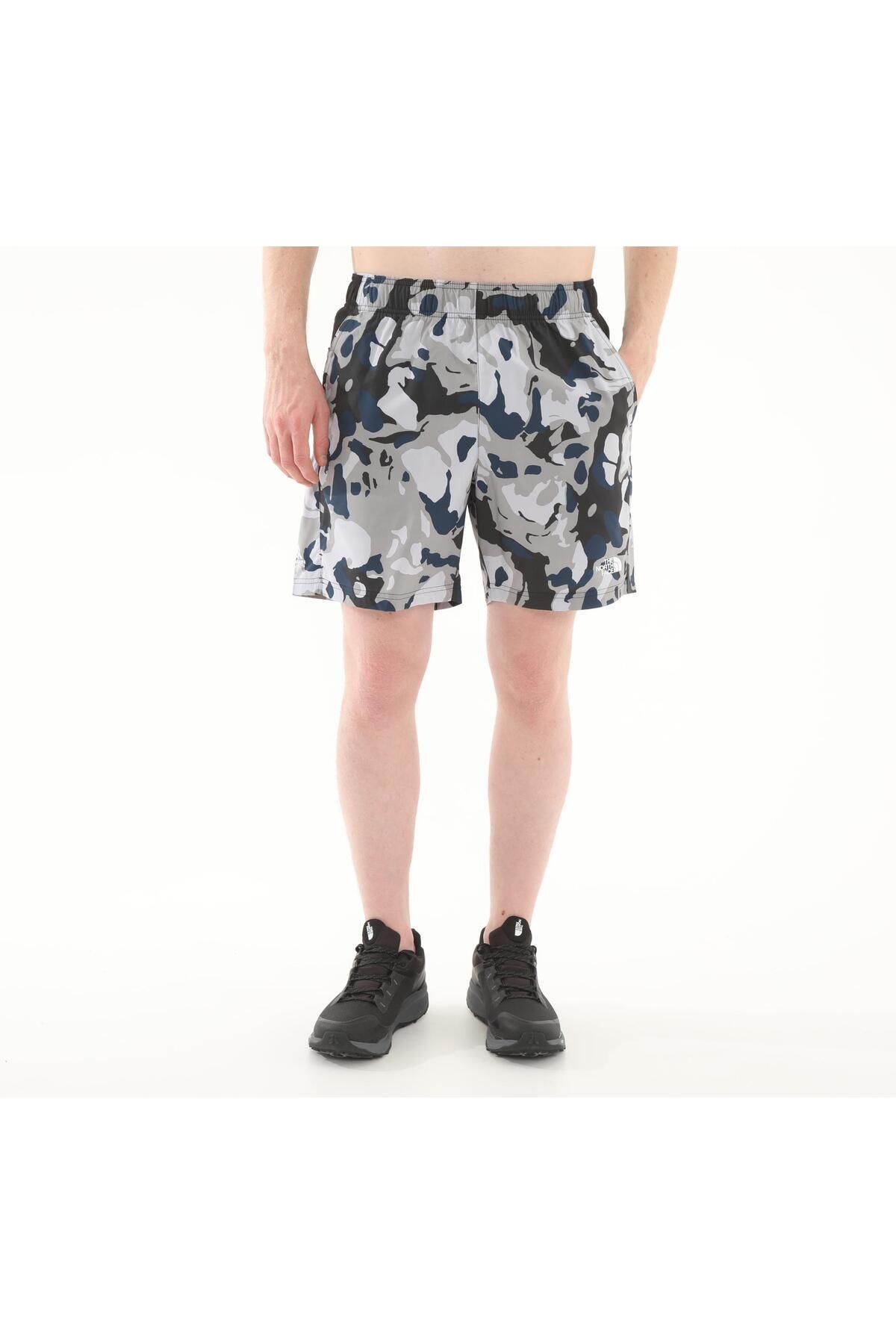 THE NORTH FACE F0A8BP78Q91-R The North Face M Ma 24-7 7In Shorts Aop Erkek Şort Ve Kapri Lacivert