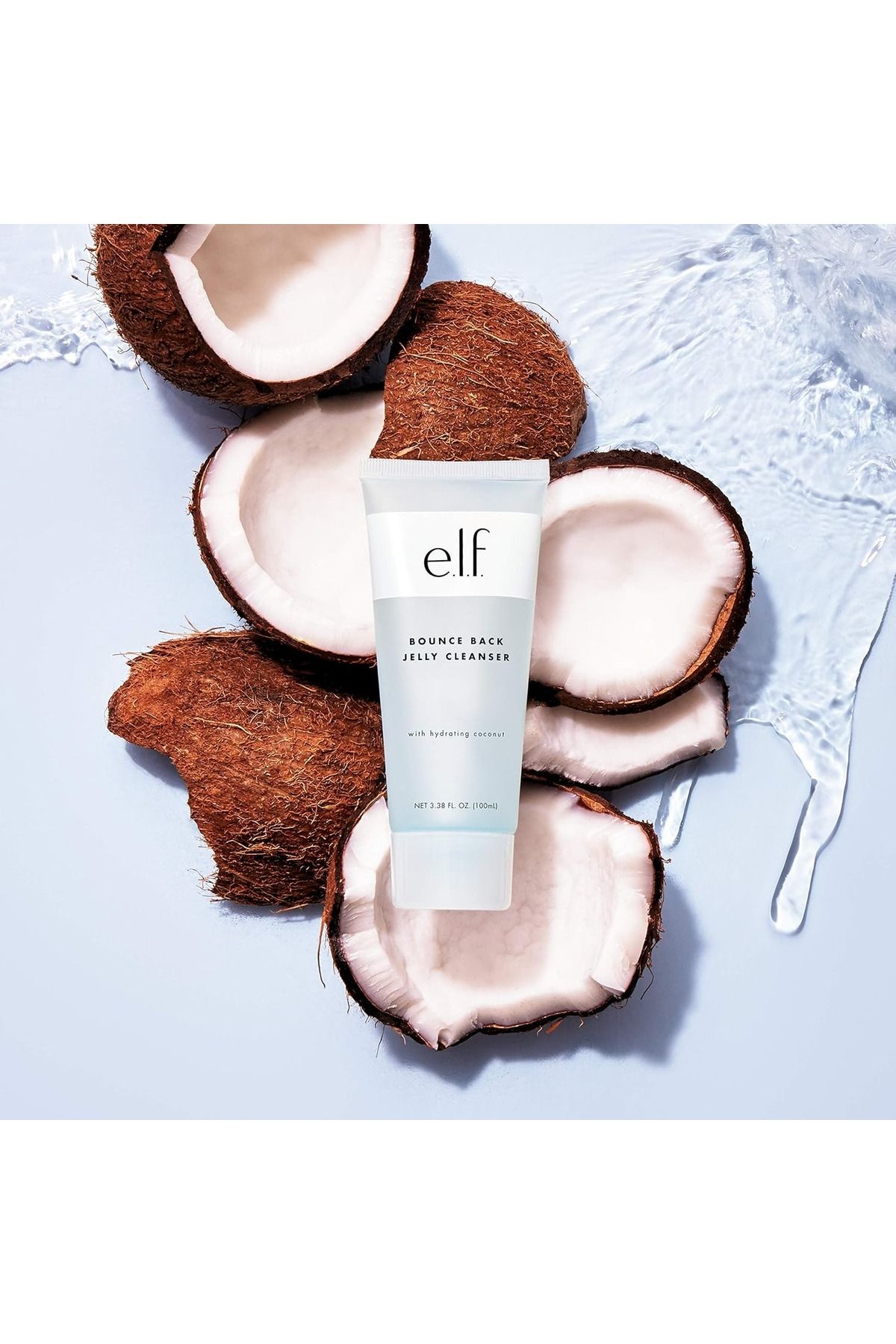 ELF-e.l.f. Bounce Back Jelly Cleanser 100ml– Hydrating, Gentle Face Wash with Coconut for Soft Skin 5