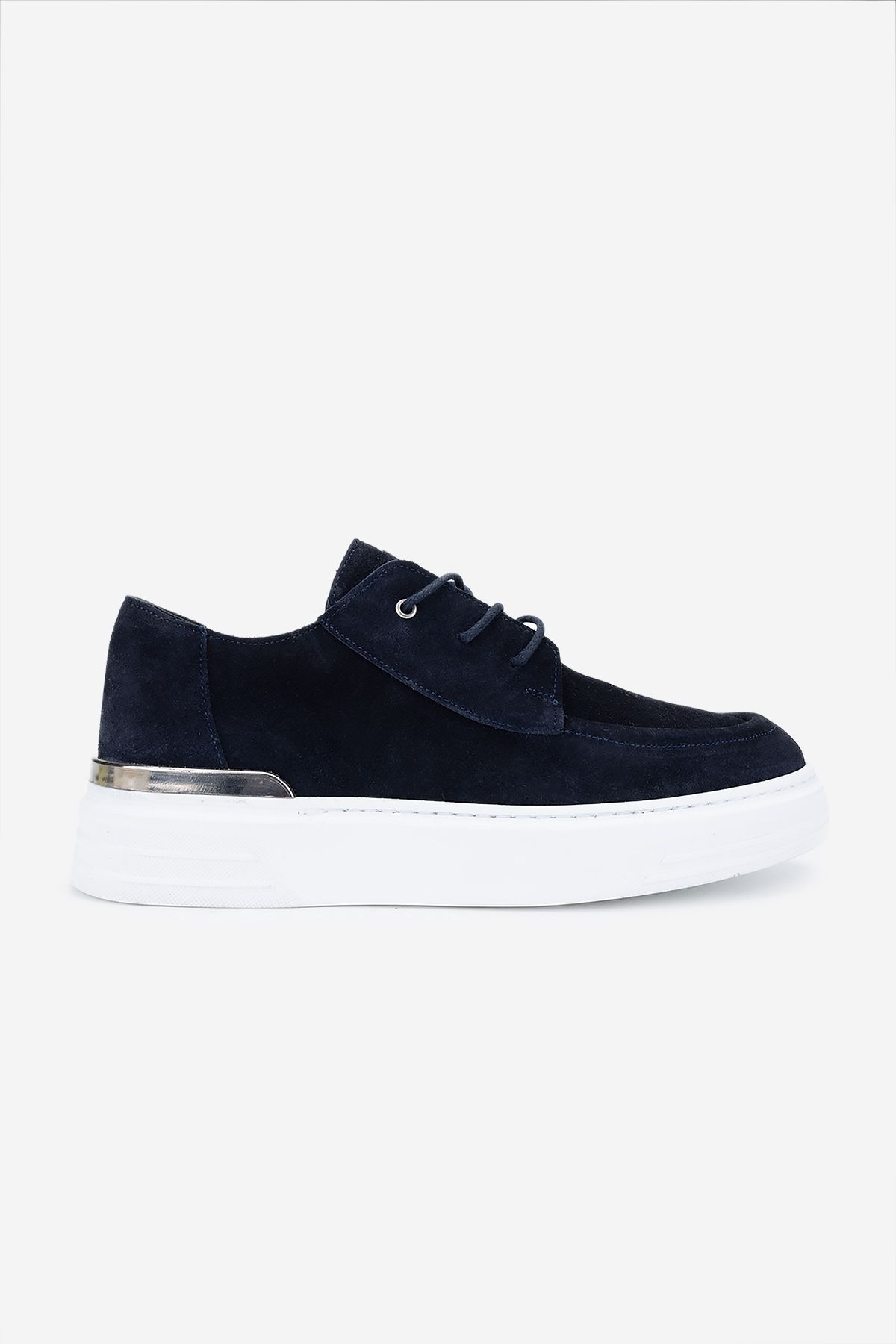 Valmenti Erkek Hakiki Deri Lacivert Süet Sneakers & Spor Ayakkabı