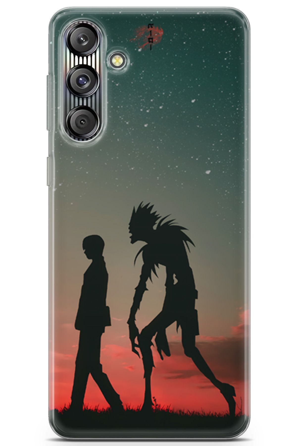 Kordilya Samsung Galaxy M55s uyumlu Manga 15 Telefon Kabı Death Note Gece