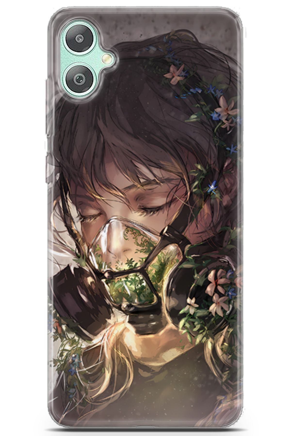 Uvilda Samsung Galaxy M05 uyumlu Girls 25 HQ Baskı Çiçek Kokusu