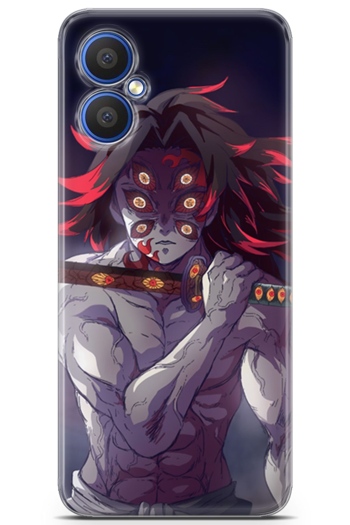 Kordilya Omix X3 uyumlu Manga 34 HD Desen Kokushibo Kimetsu Demon