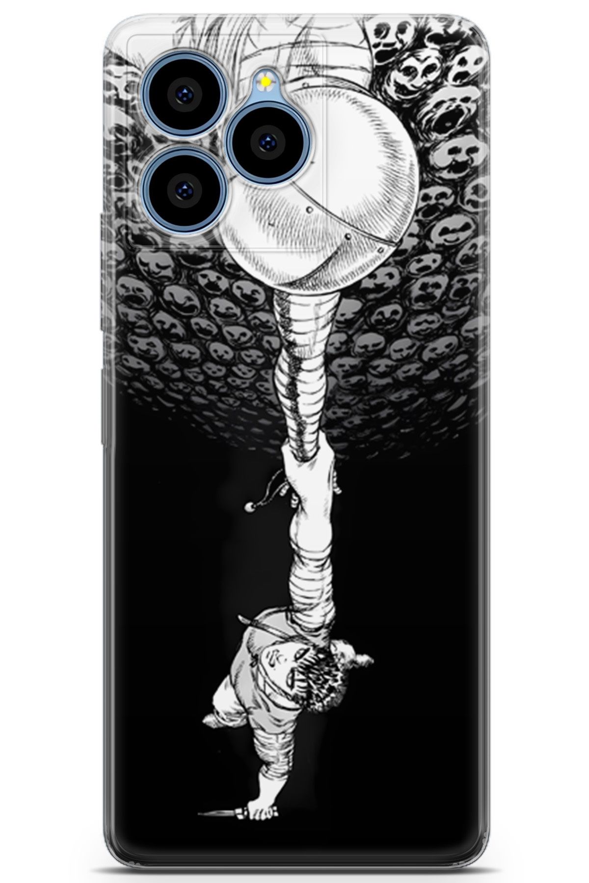 Uvilda Omix X6 uyumlu Anime 26 UV Silikon Berserk Eclipse