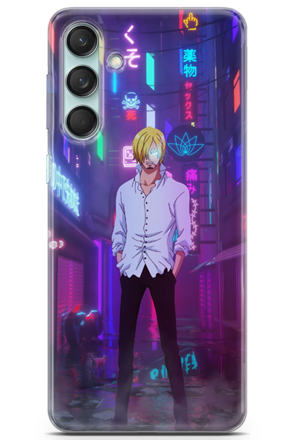 Kordilya Samsung Galaxy M55 uyumlu Manga 33 Ultra HD One Piece Sanji