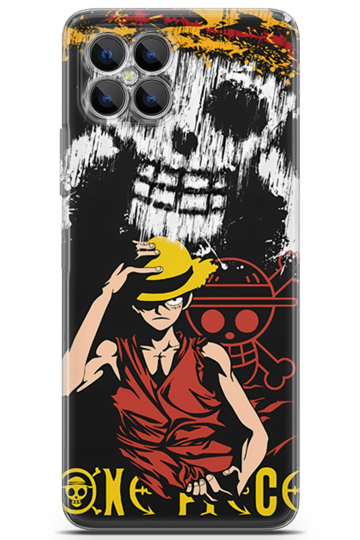 Uvilda Omix X600 uyumlu Anime 24 Fit Baskılı One Piece Luffy II