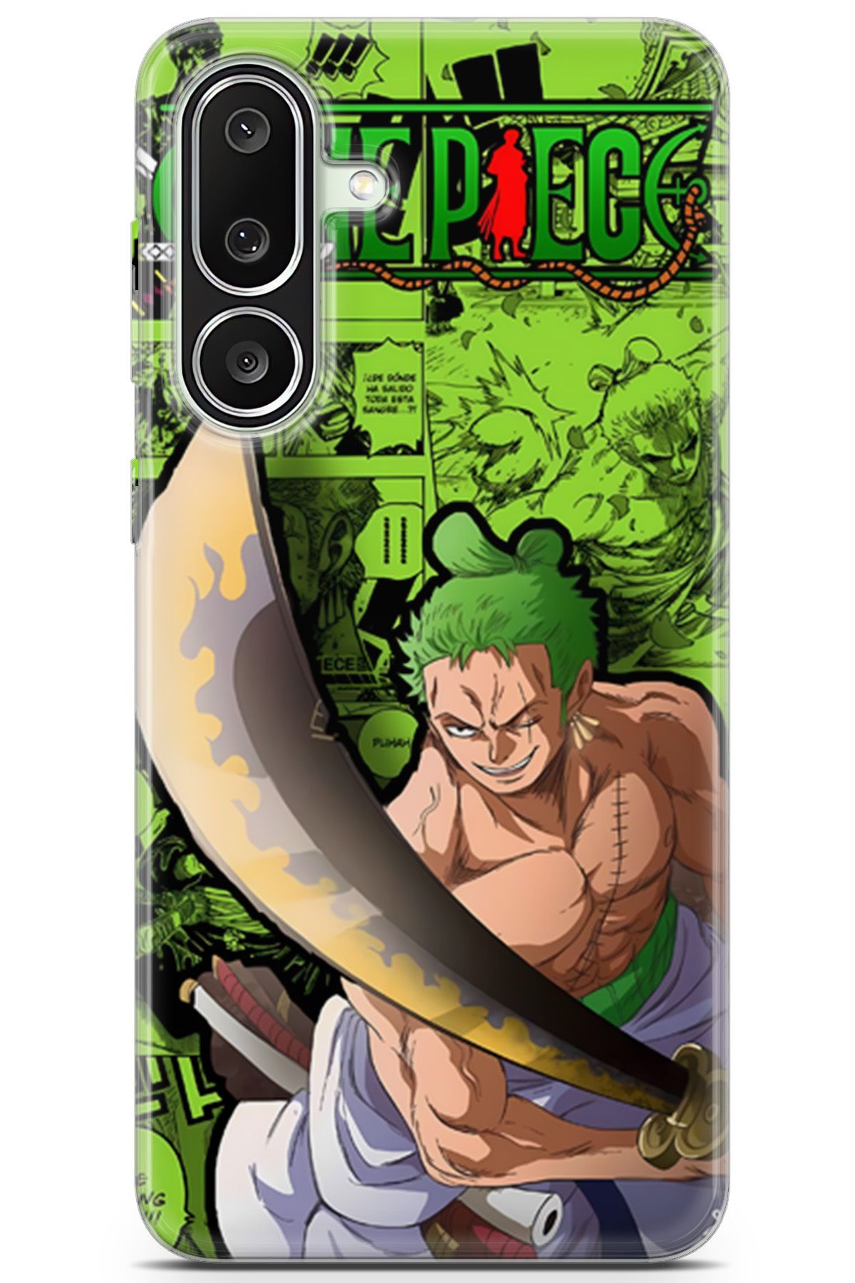 Uvilda Samsung Galaxy M56 uyumlu Anime 10 Kab One Piece Zoro