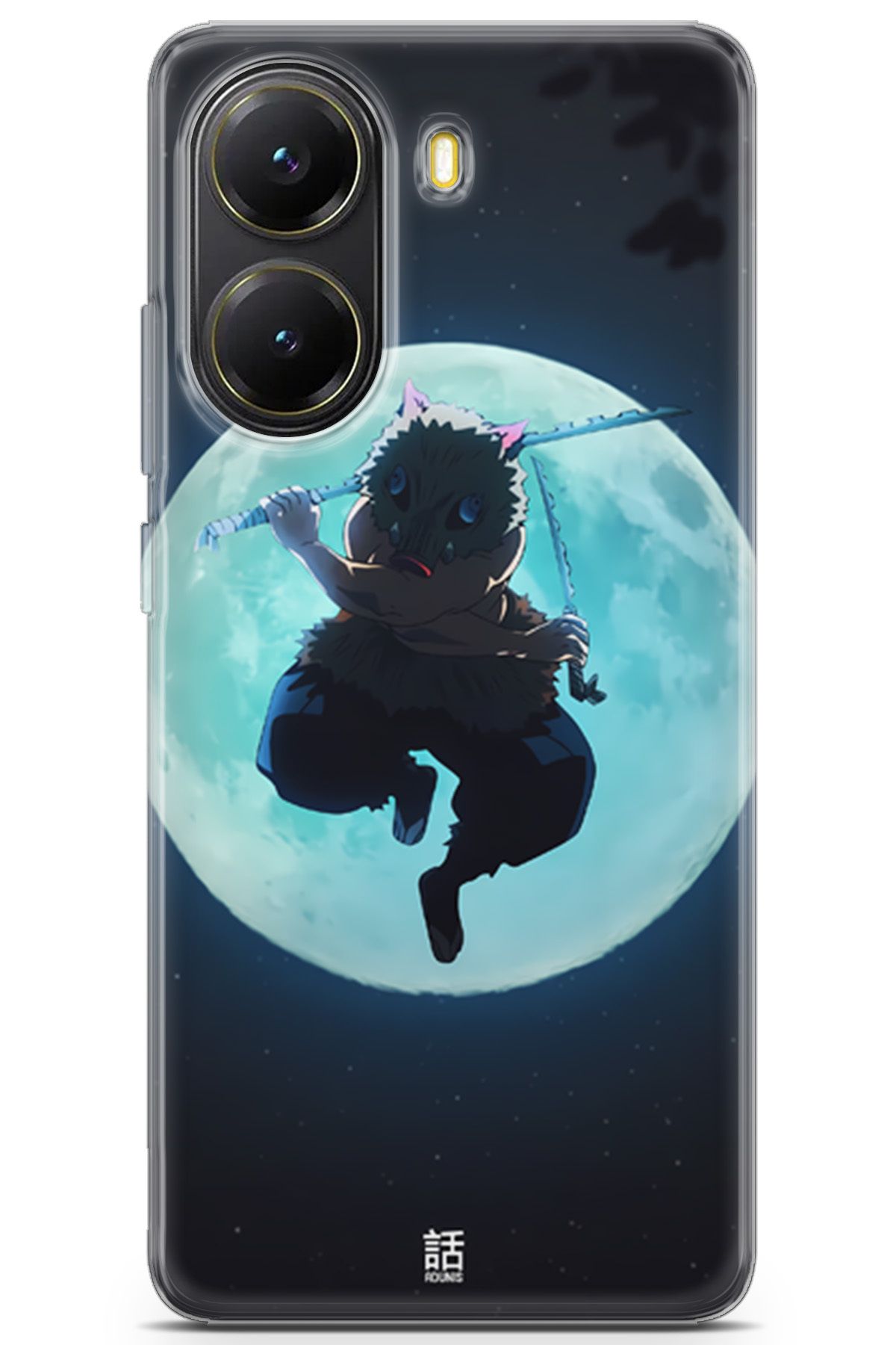 Uvilda Xiaomi Poco X7 Pro uyumlu Anime 28 HQ Baskı Demon Slayer inosuke Hashibira