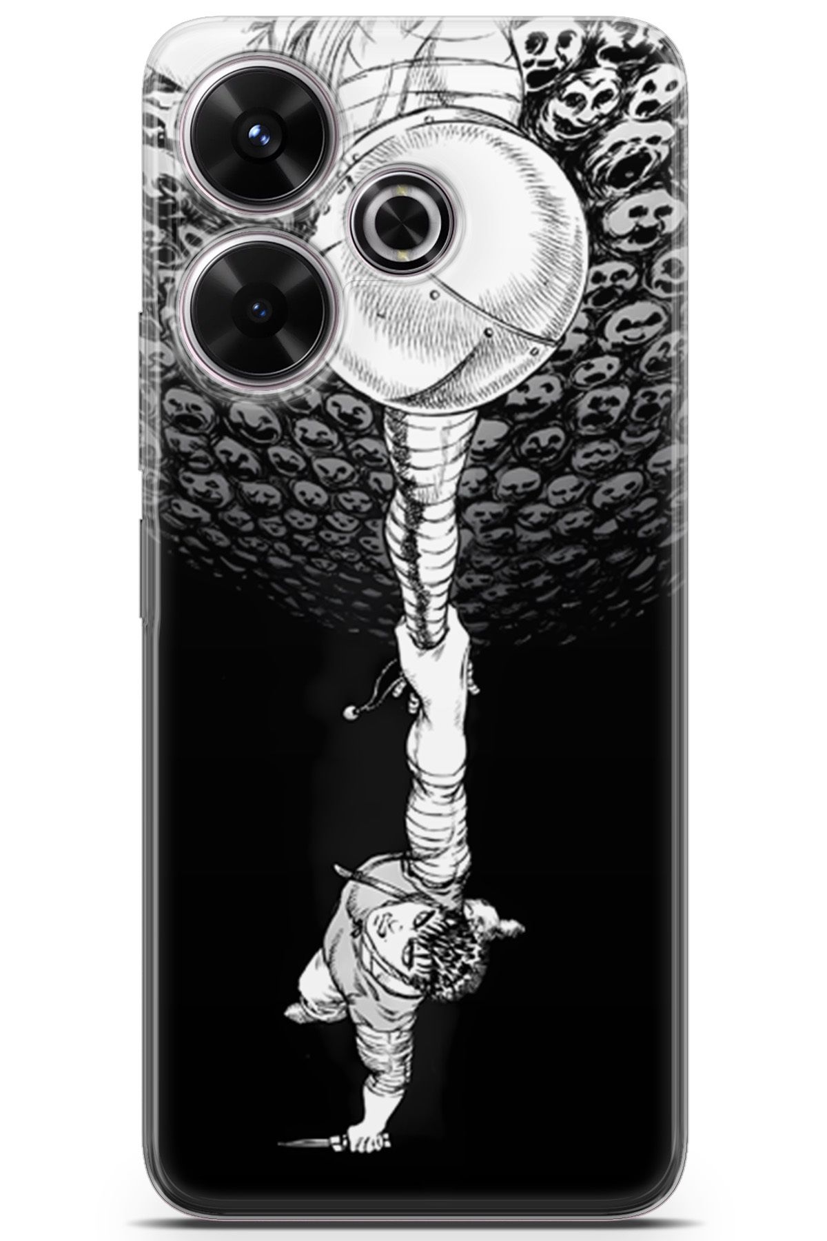 Uvilda Xiaomi Redmi 13 uyumlu Anime 26 HQ Baskı Berserk Eclipse
