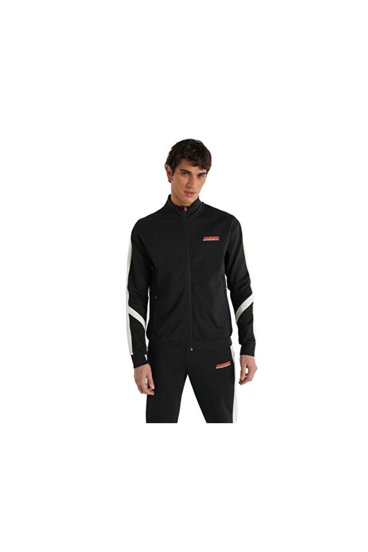کاپشن راحتی مردانه Jon Zip مدل 922231-2001 مشکی هامل ژاکت اسپرت hummel