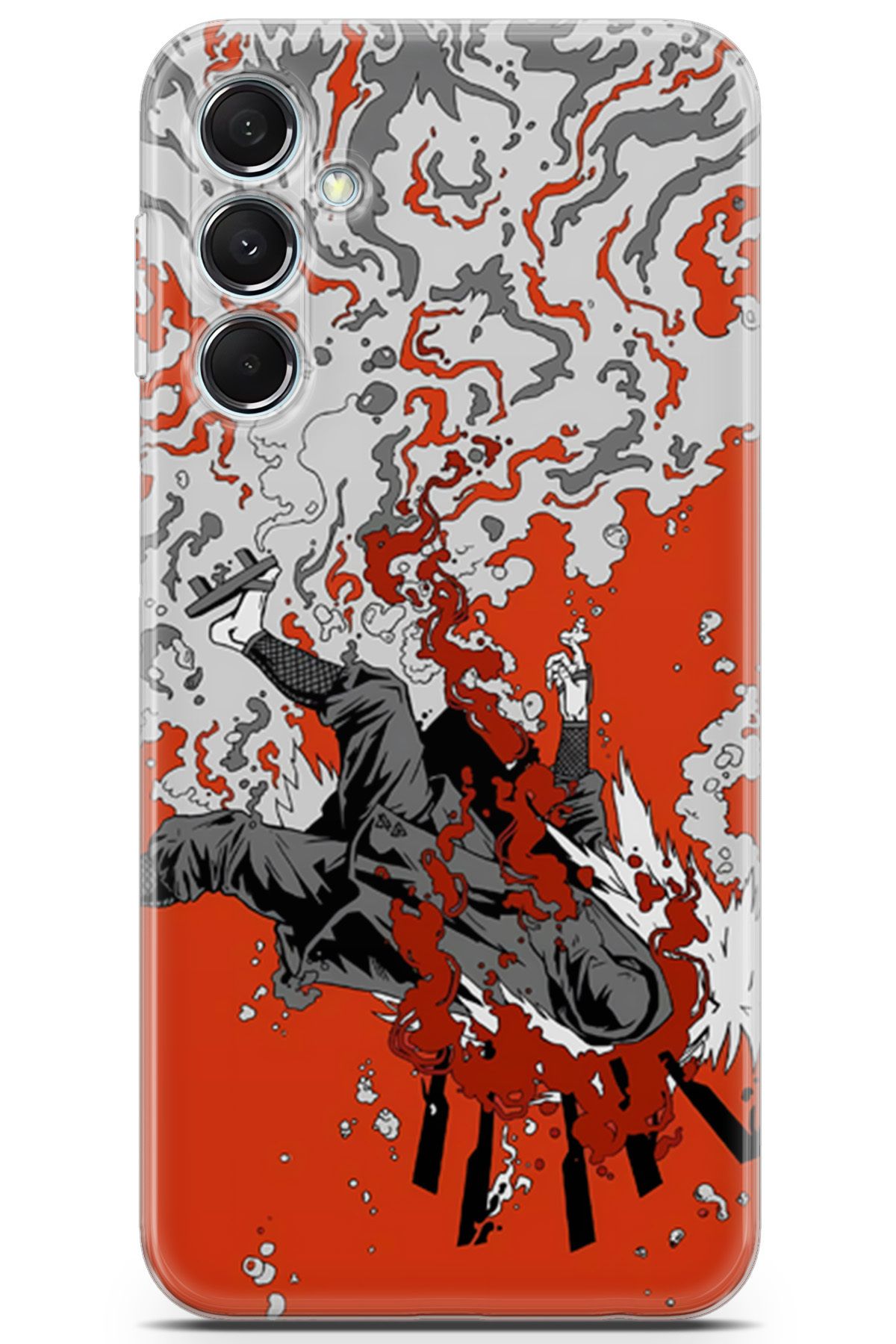 Uvilda Samsung Galaxy M34 uyumlu Anime 15 Koruyucu Kılıf Narıto Jiraiya