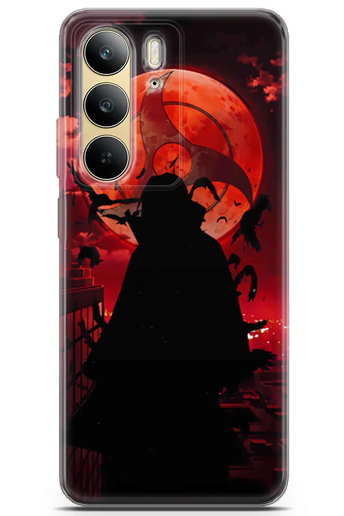 Uvilda Realme C75 uyumlu Anime 27 Baskılı Naruto itachi Uchiha