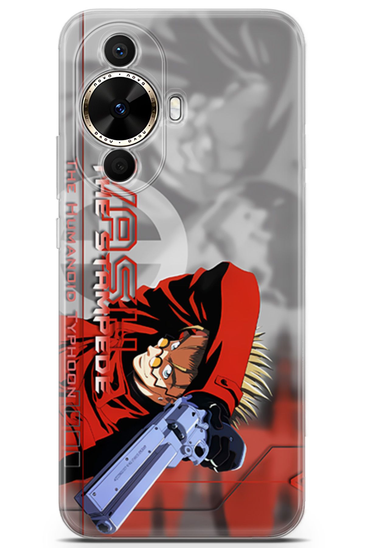 Kordilya Huawei Nova 12s uyumlu Manga 6 Şeffaf Trigun The Stampede
