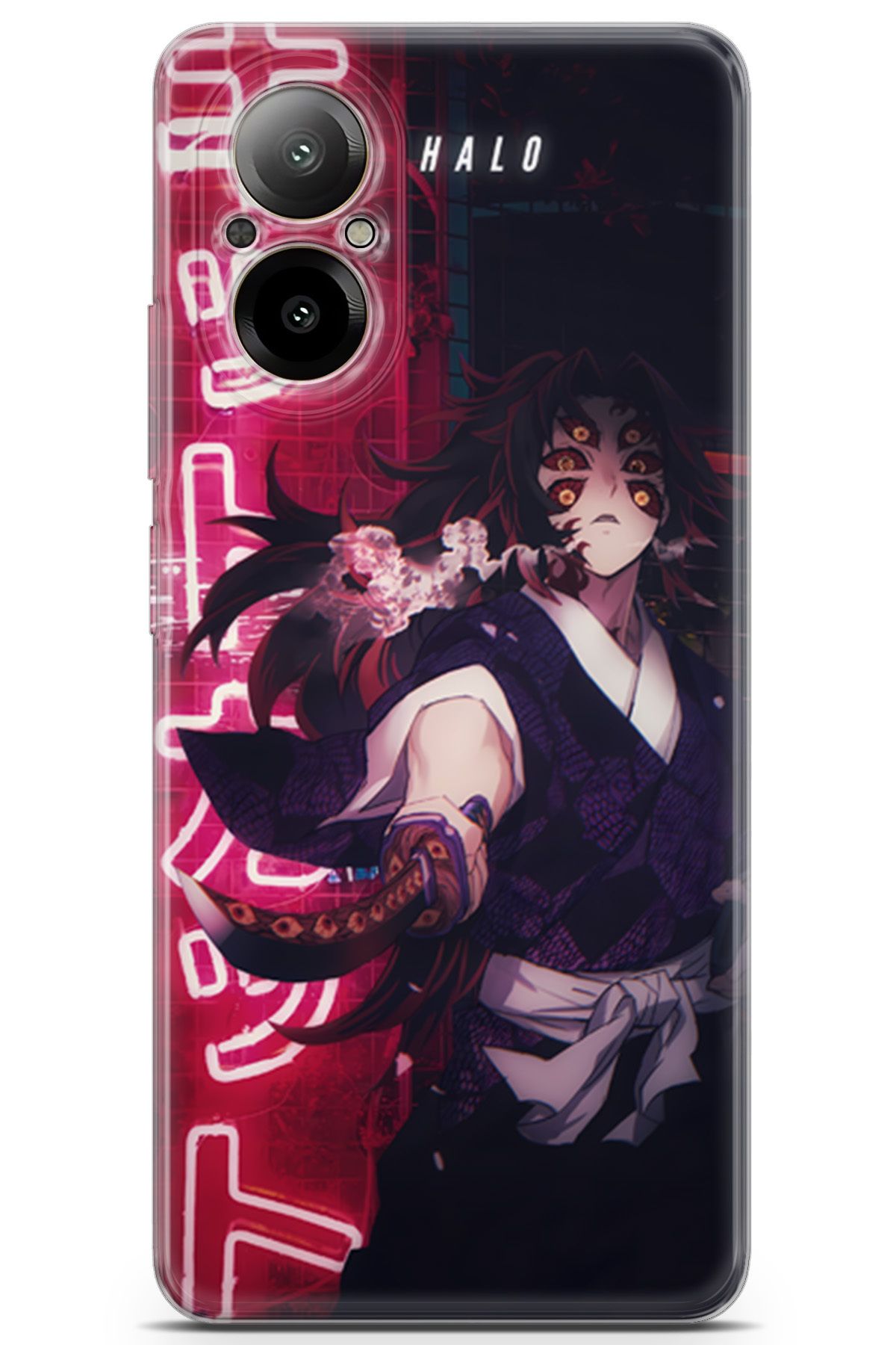 Kordilya Realme 12 Lite uyumlu Manga 27 HD Desenli Kokushibou Demon