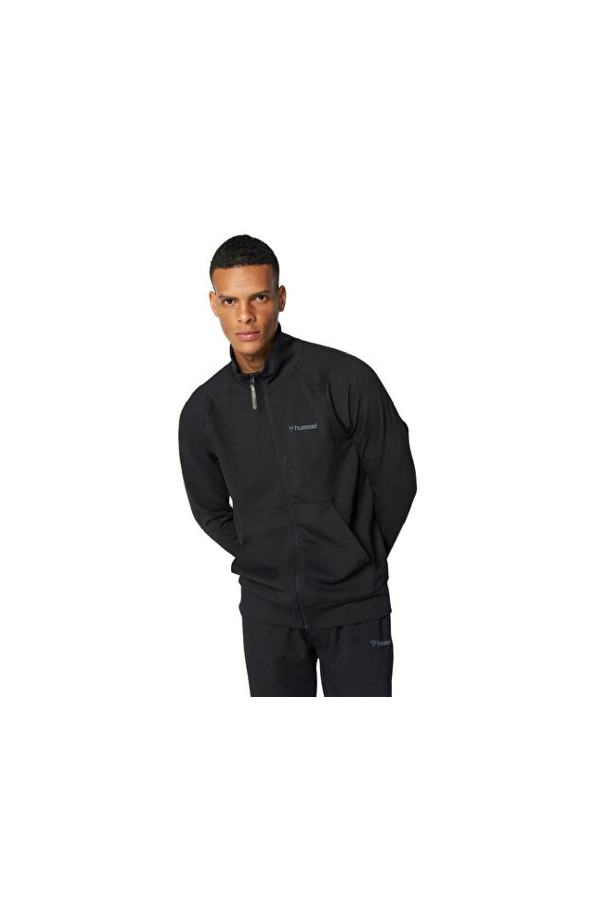 کاپشن مردانه زیپ دار ایوان مدل 921678-2001 مشکی hummel