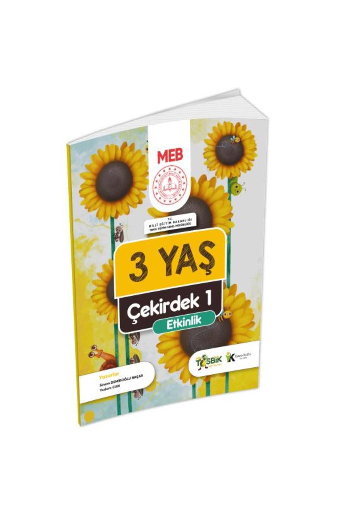 Karakutu Yayınları 3 Yaş Okul Öncesi MEB Etkinlik Kitabı Çekirdek 1 Eğlenceli ve Öğretici Aktiviteler (A4 Renkli)