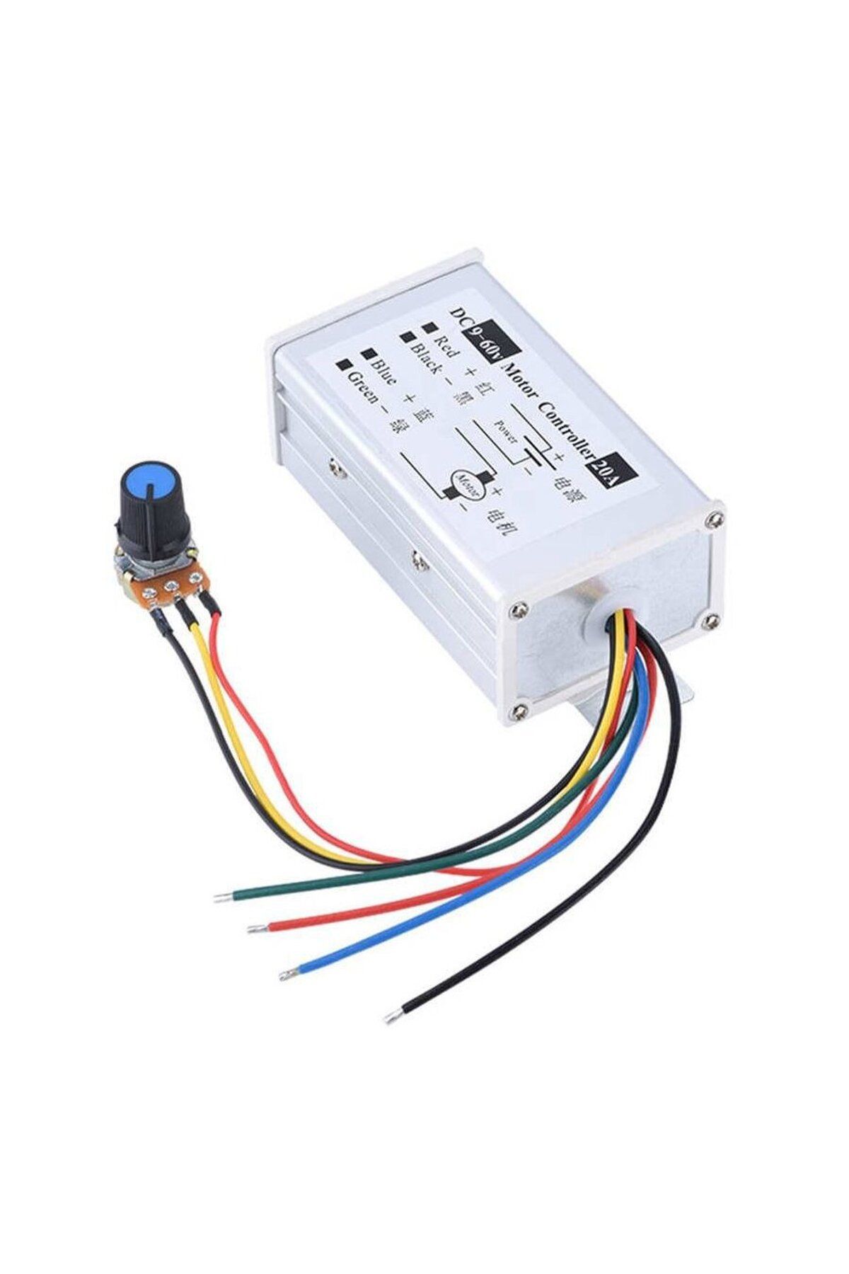 Diyotlab PWM DC Motor 9V 12V 24V 36V 48V 60V 20A