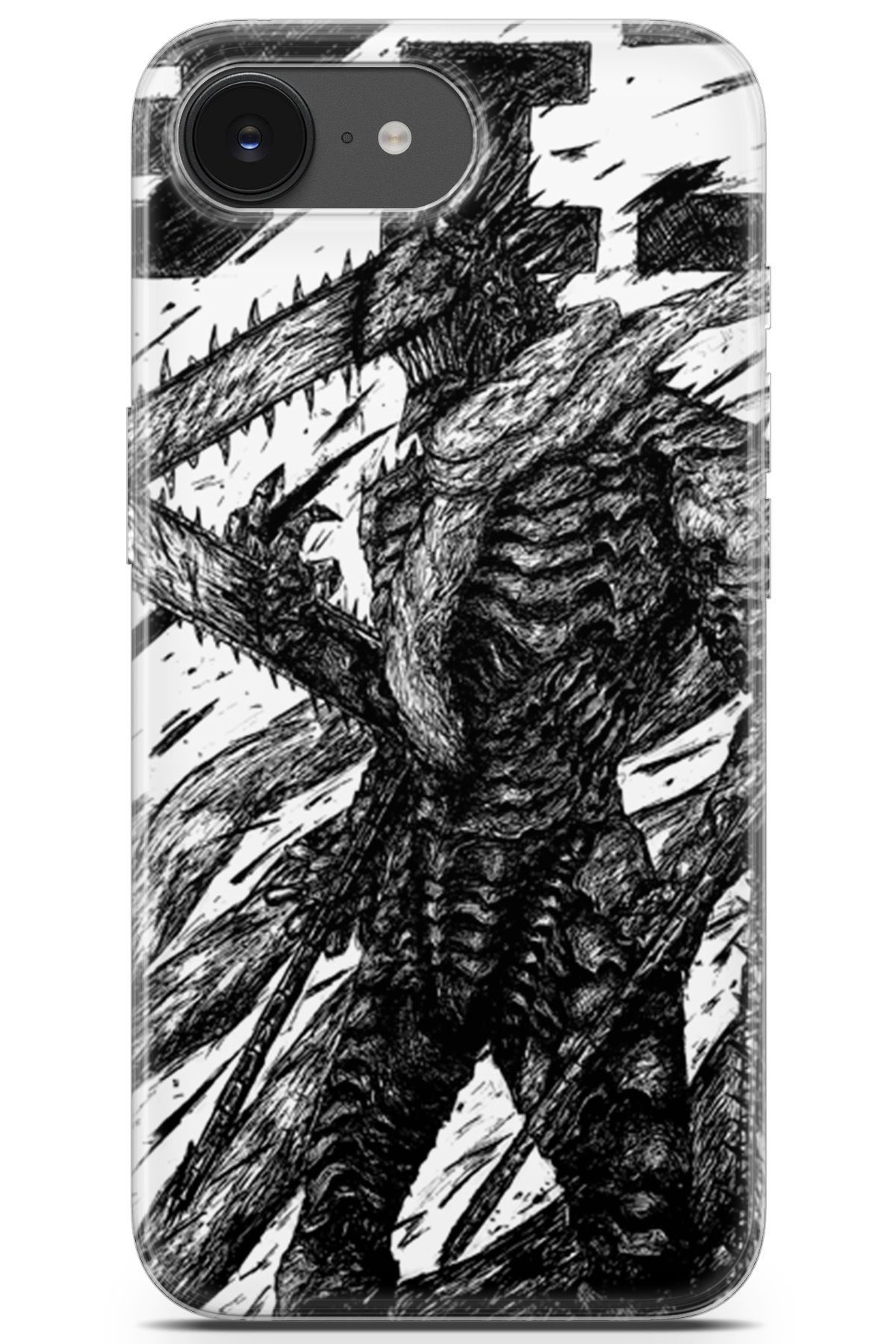 Kordilya Apple iPhone 16e uyumlu Manga 38 Telefon Kabı Chainsaw Denji