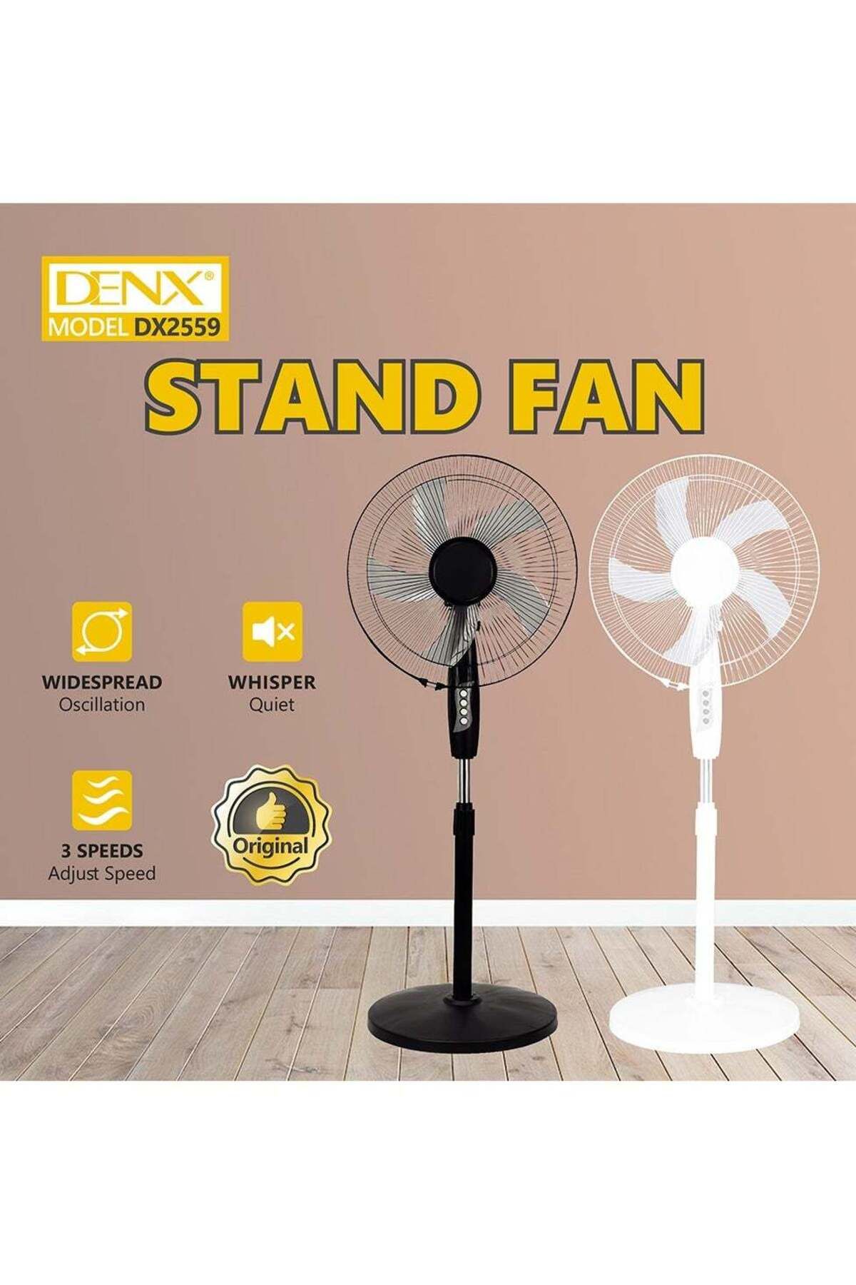 Denx-مروحة قاعدة مع وظيفة التذبذب، متعددة الألوان 2