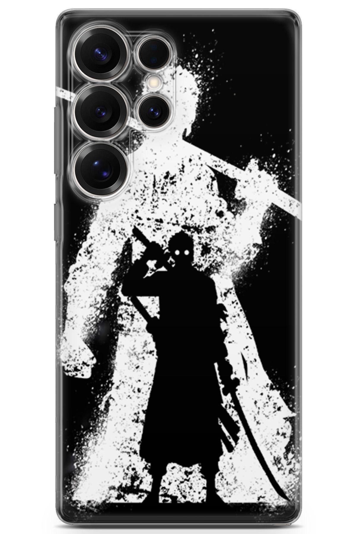Kordilya Samsung Galaxy S25 Ultra uyumlu Manga 5 Baskılı Kapak Zoro One Piece