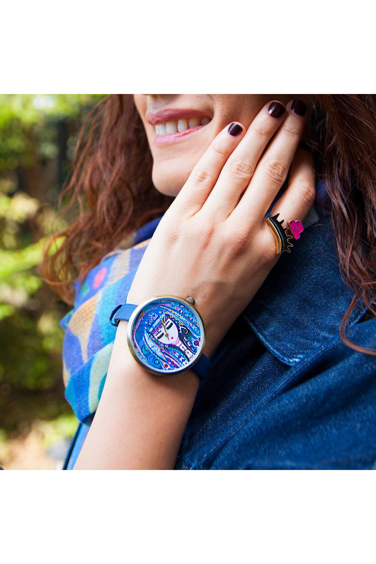 Biggdesign-Blue Water Design Wrist Watch 6