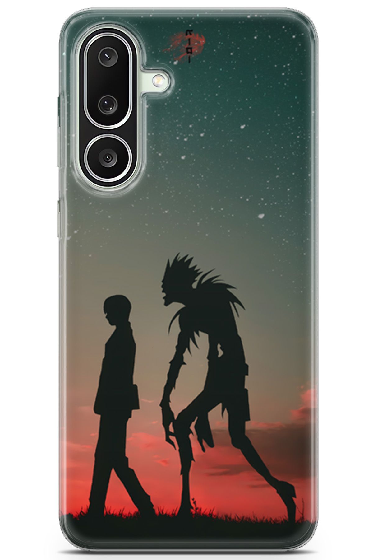 Kordilya Samsung Galaxy M56 uyumlu Manga 15 Arka Kapak Death Note Gece