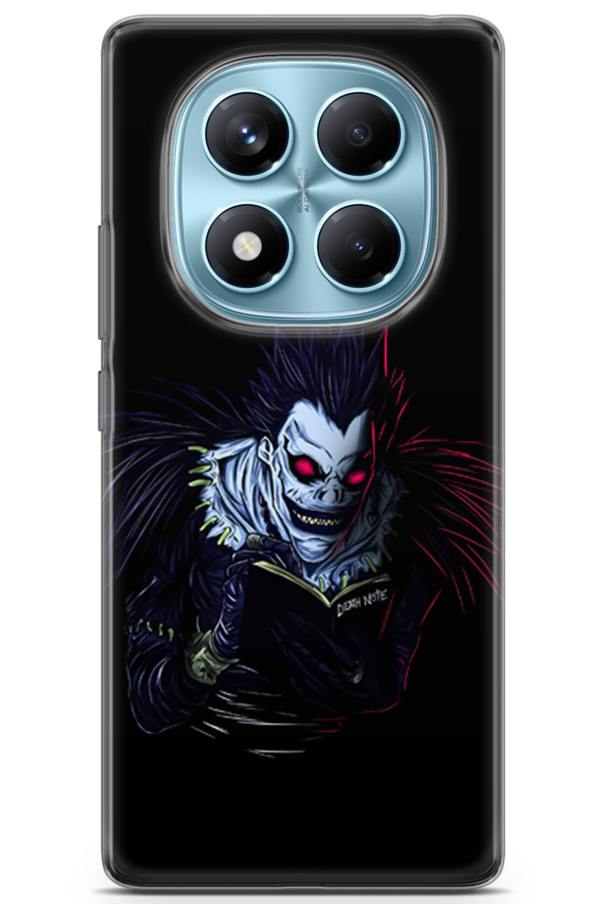 Uvilda Xiaomi Redmi Note 14 Pro 4G uyumlu Anime 31 Silikon Kapak Death Note Ryuk II