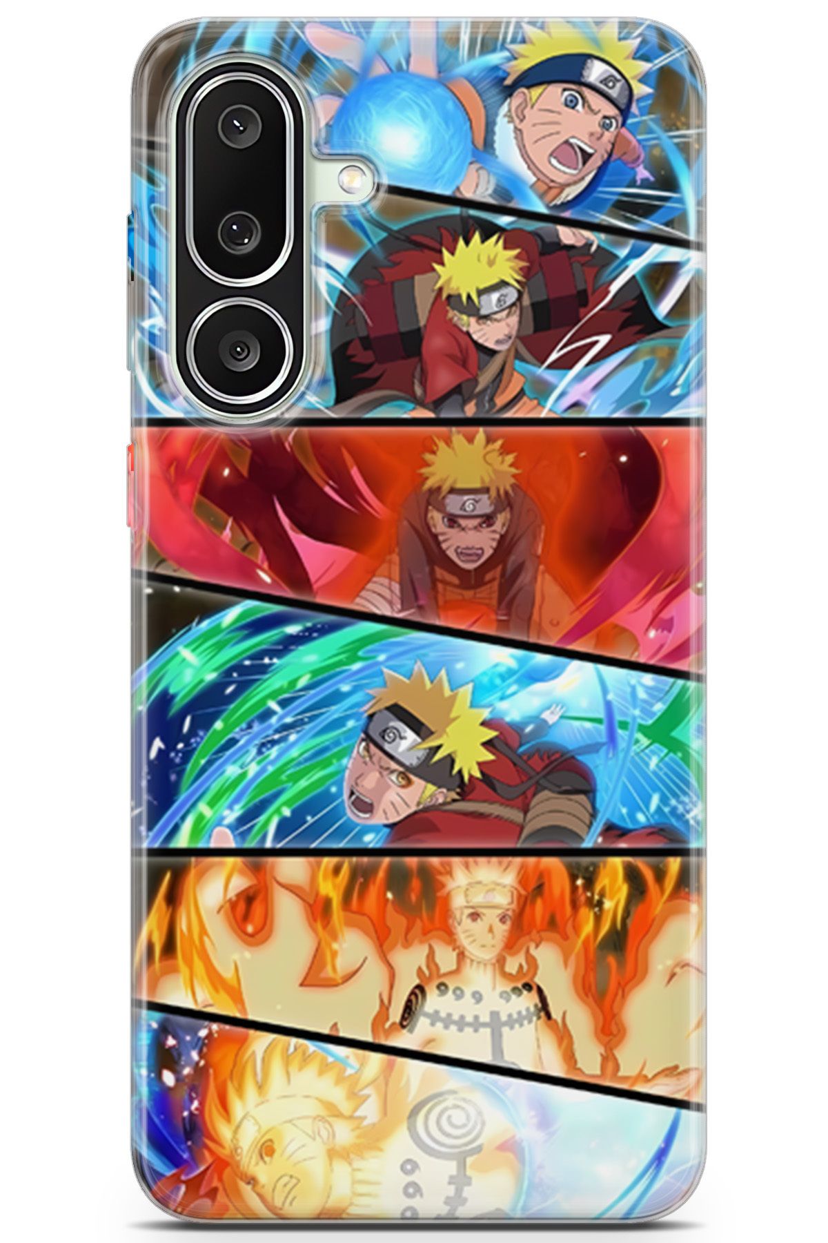 Uvilda Samsung Galaxy M56 uyumlu Anime 18 Koruma Naturo Anime